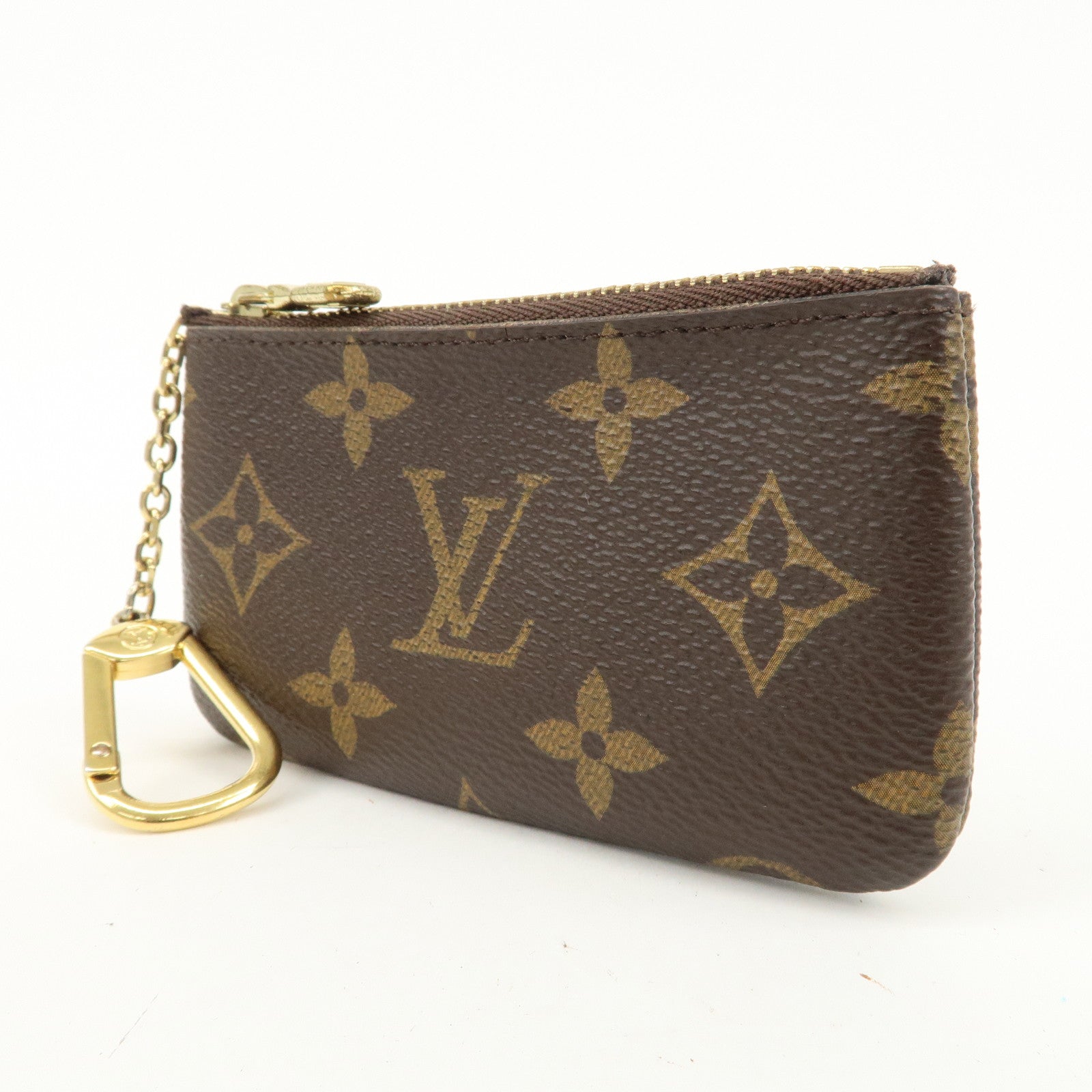 Louis Vuitton Monogram Pochette Cles Coin Case Key Case M62650