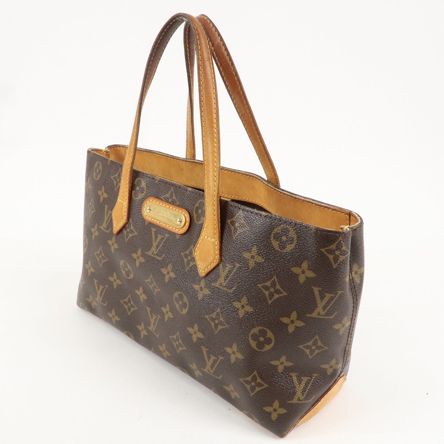 Louis Vuitton Monogram Wilshire PM Hand Bag Tote Bag M45643