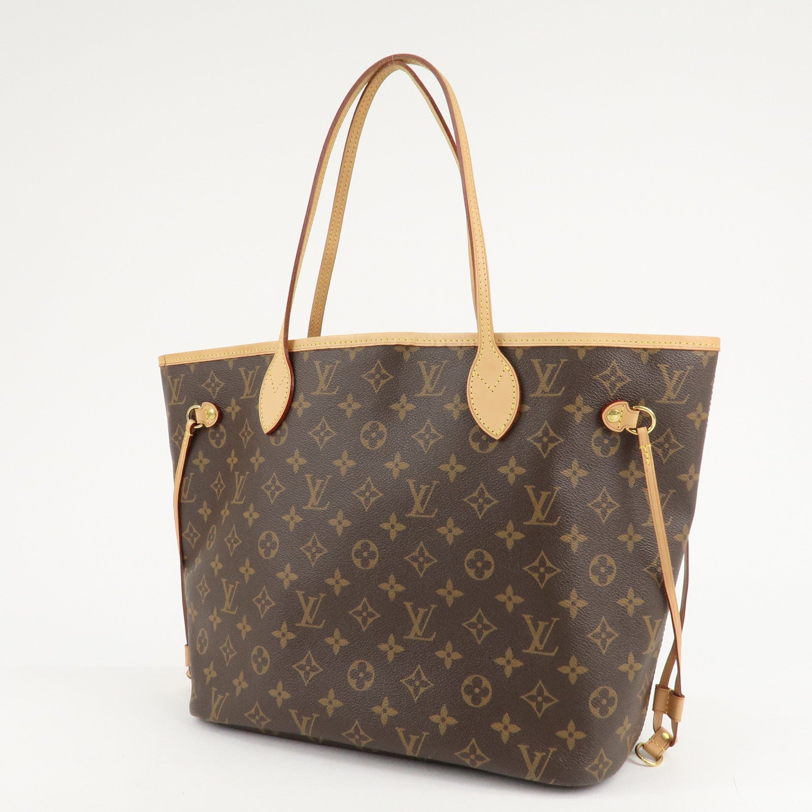 Louis Vuitton Monogram Neverfull MM Tote Bag Fuchisia M40996