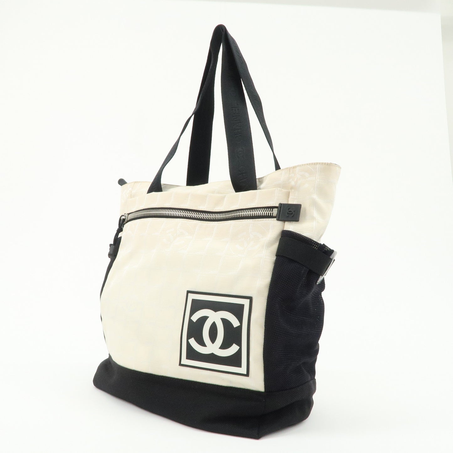 CHANEL Sport Canvas Nylon 2Way Bag Back Pack Tote Bag A22061