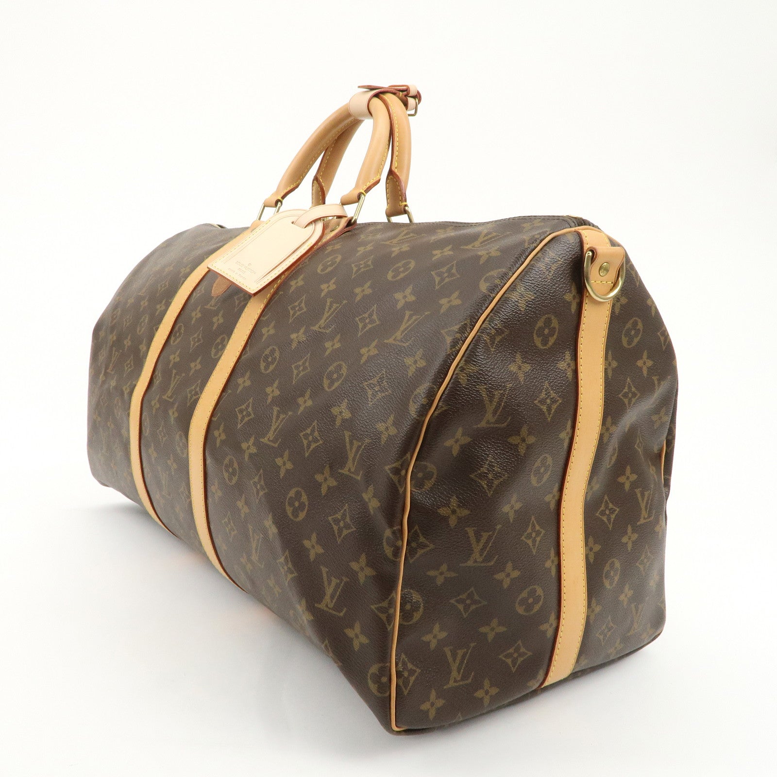 Louis Vuitton Monogram Keep All Bandouliere 55 Boston Bag M41414