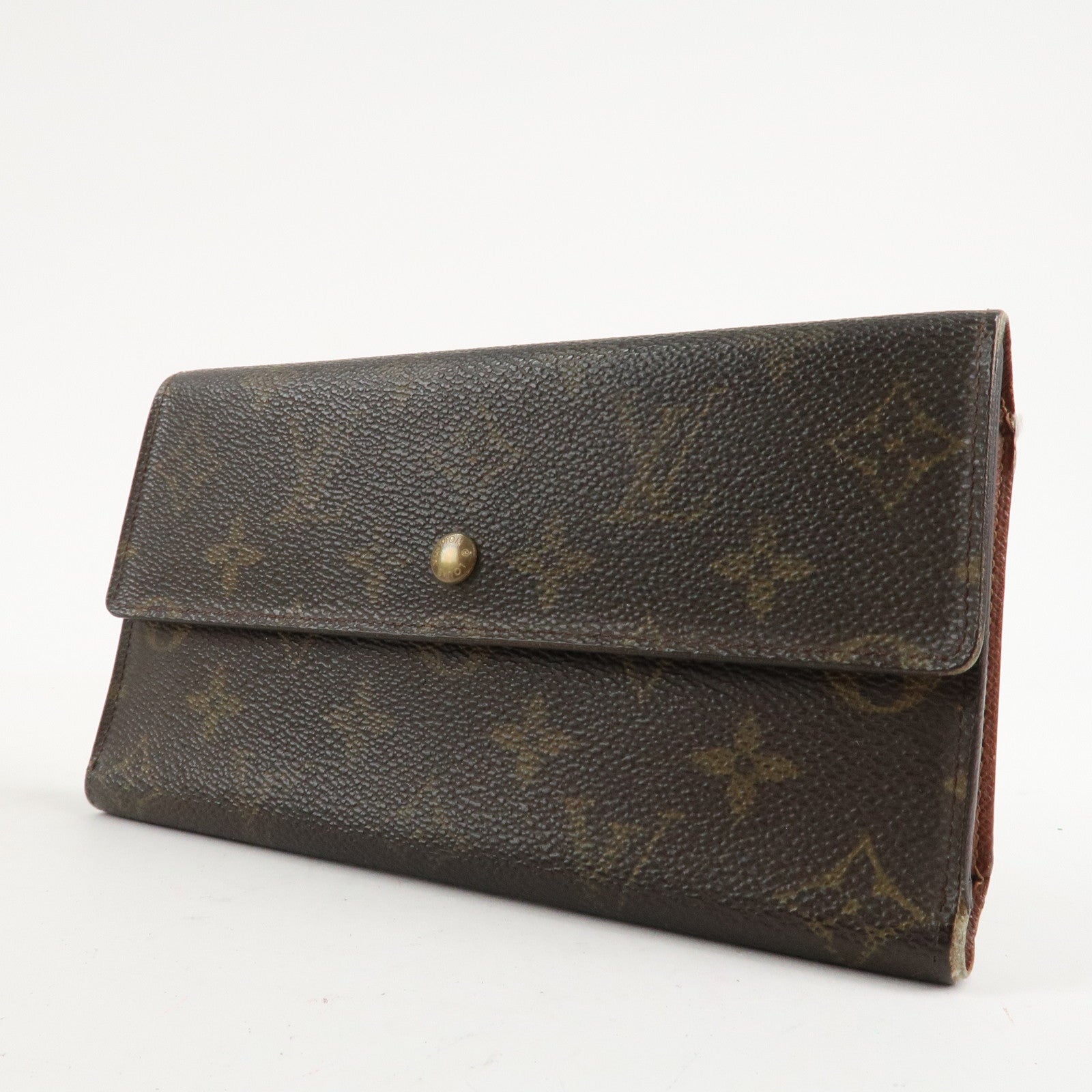 Louis Vuitton Monogram Set of 2 Porte Tresor International M61215 Used