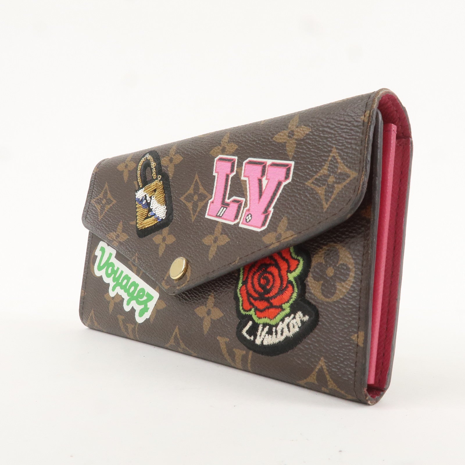 Louis Vuitton Monogram Patchies Portefeuille Sarah M63318