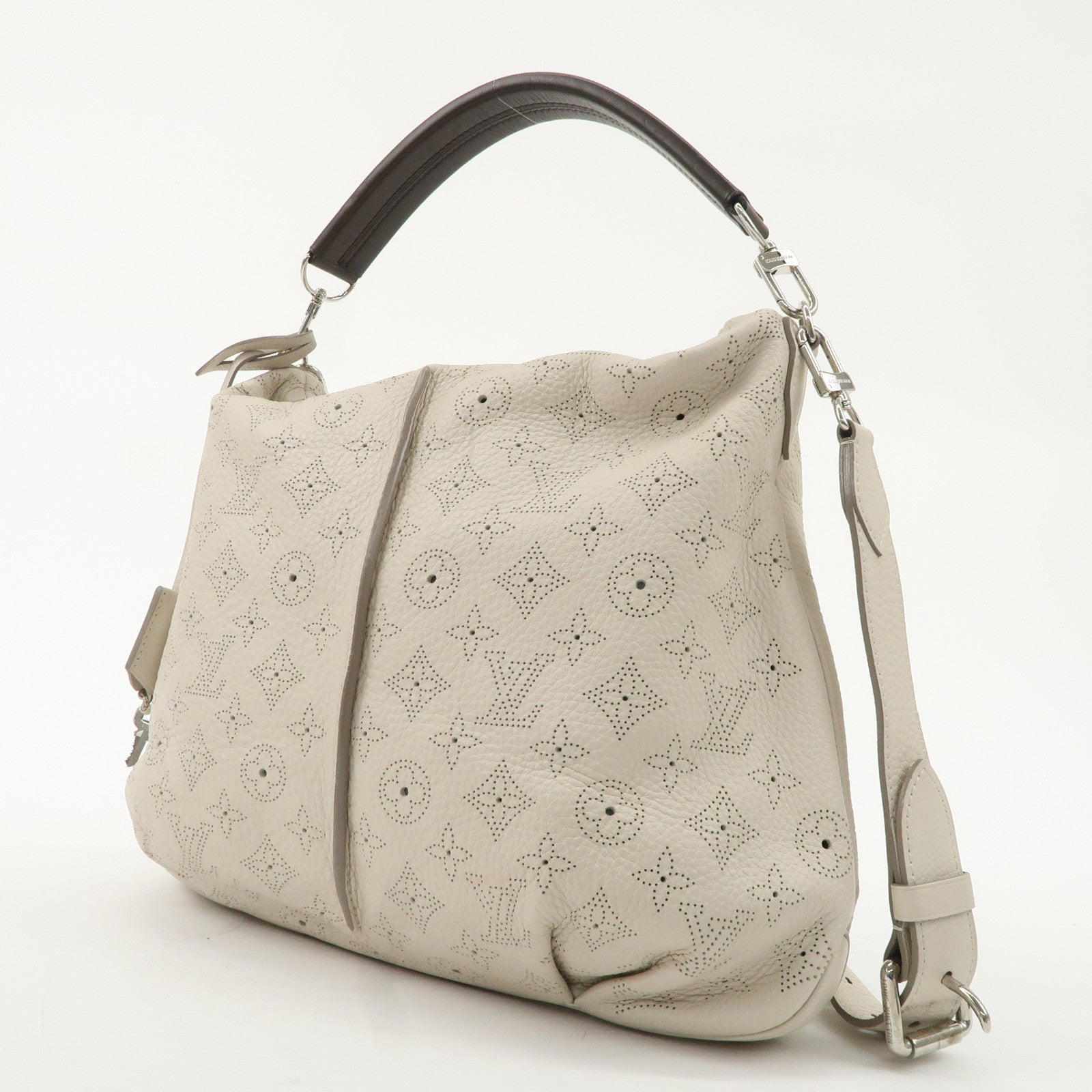 Louis Vuitton Monogram Mahina Selene PM Shoulder Bag Blanc M94275 Used