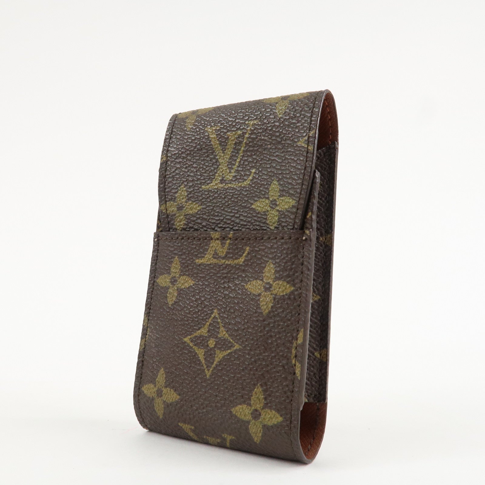 Louis Vuitton Monogram Etui Cigarette Case M63024 Brown Used