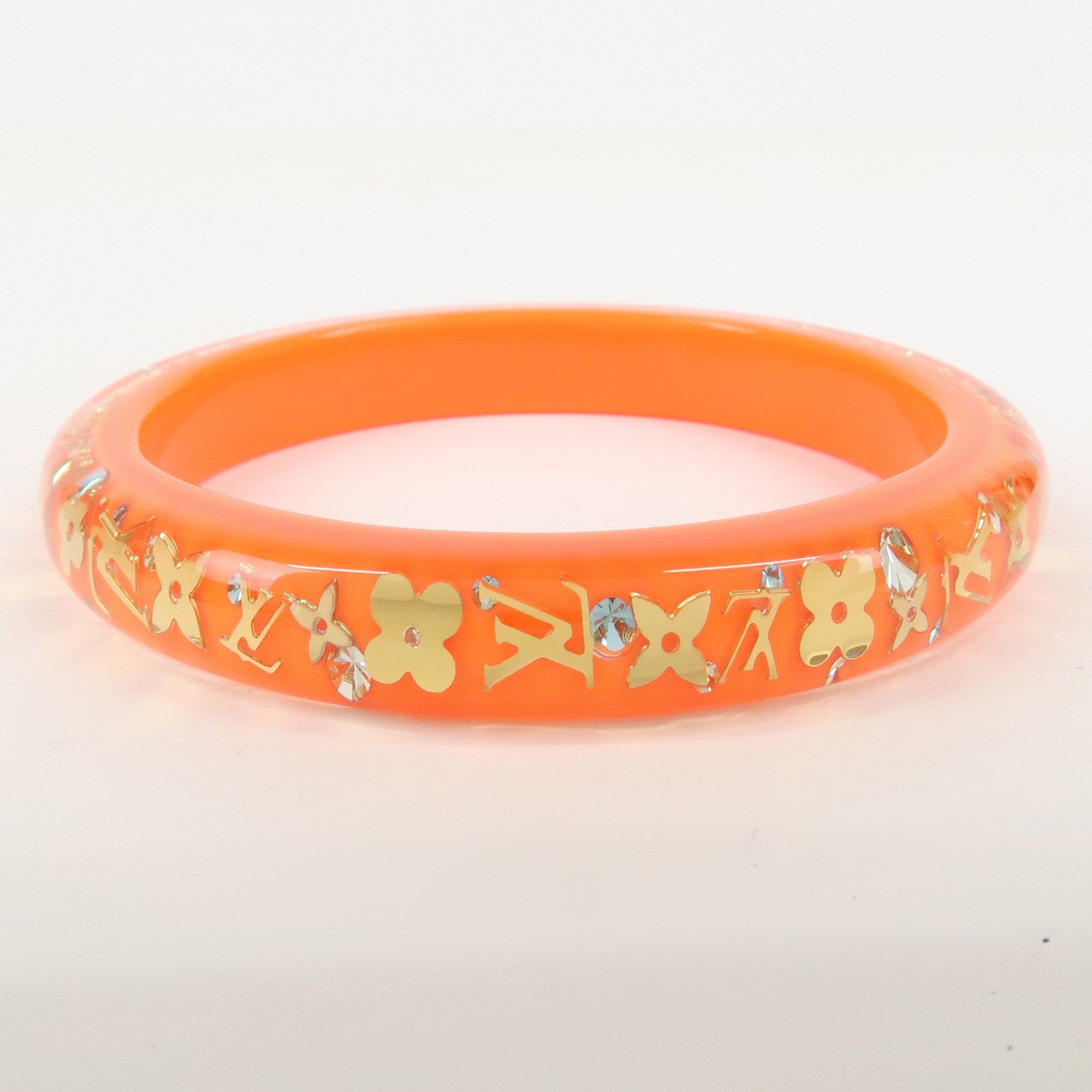Louis Vuitton Bracelet Inclusion TPM Bangle Orange Used