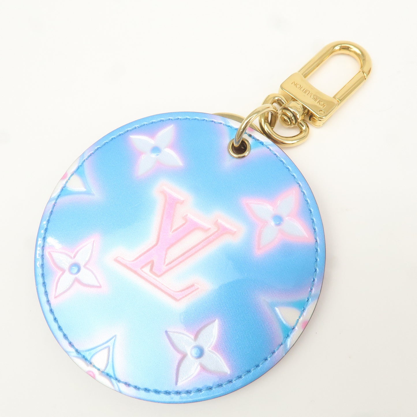 Louis Vuitton Monogram Vernis Porte Cles Illustre M00621