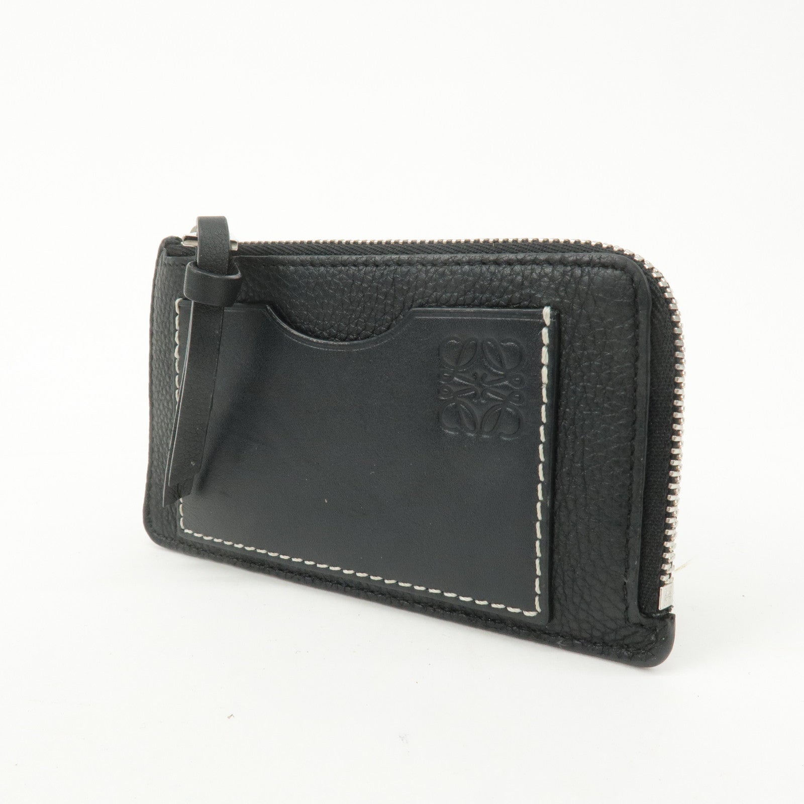 LOEWE Anagram Leather Fragment Case Card Holder