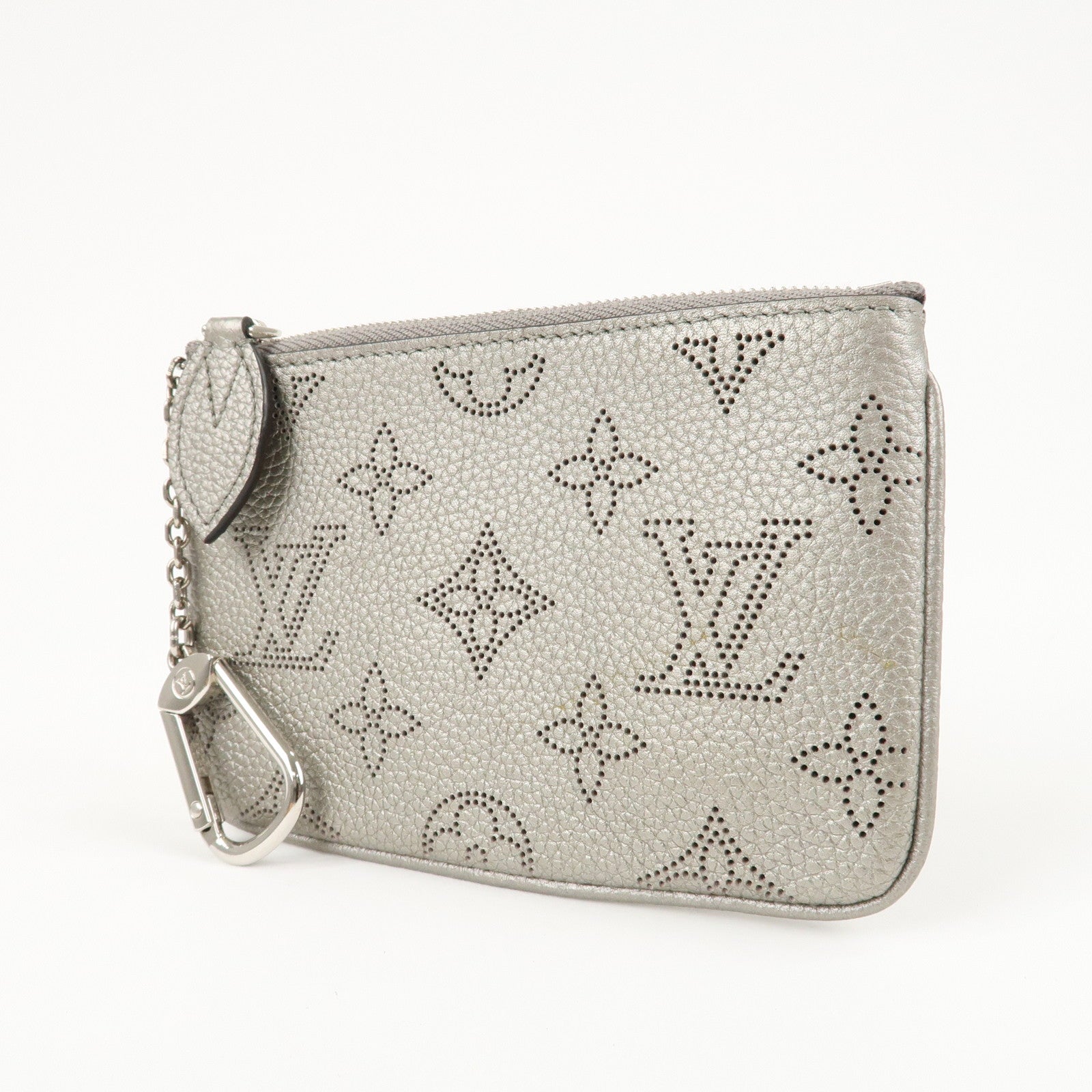 Louis Vuitton Monogram Mahina Pochette Cles Coin Case M81704