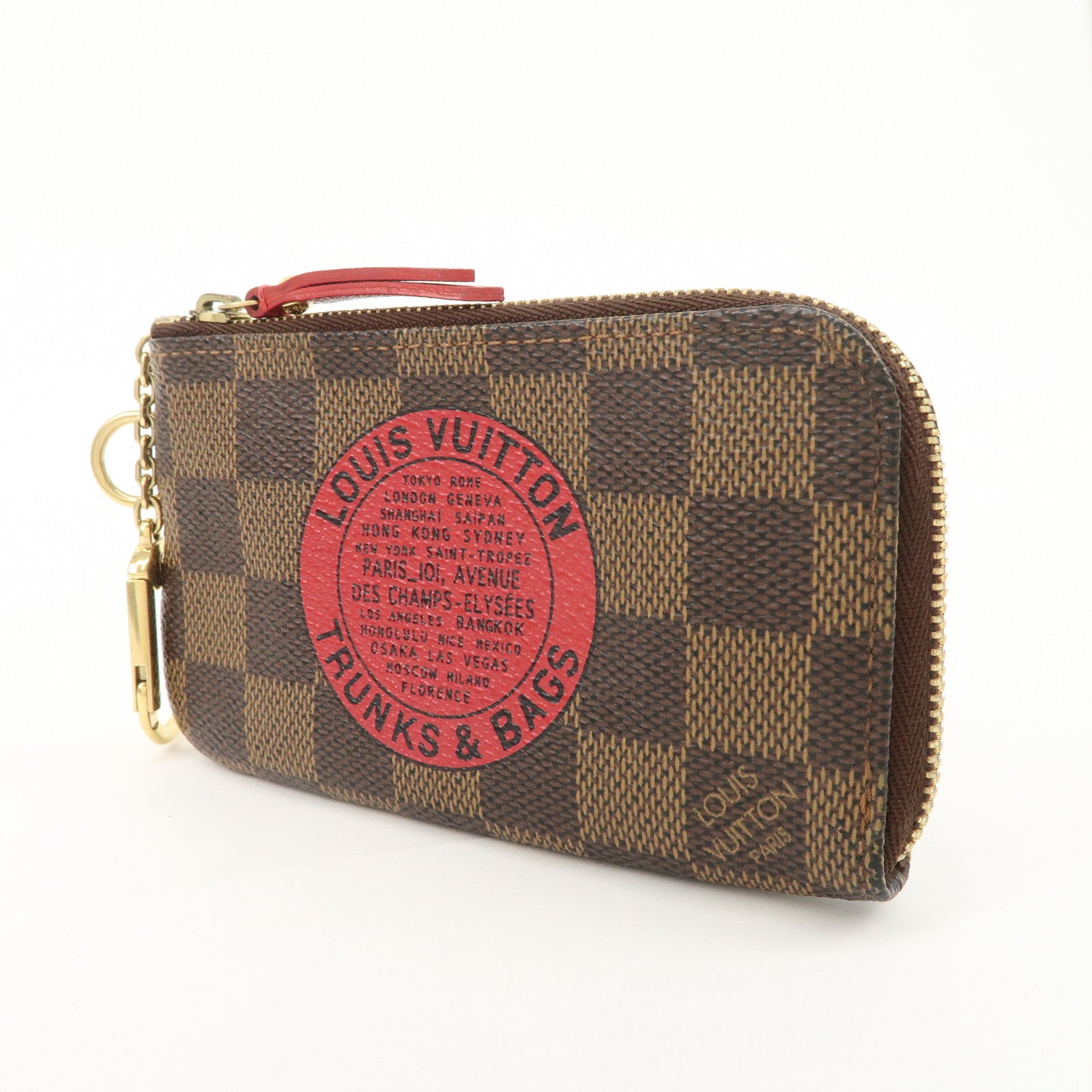 Louis Vuitton Damier T&B Pochette Cles Complice Coin Case N61742