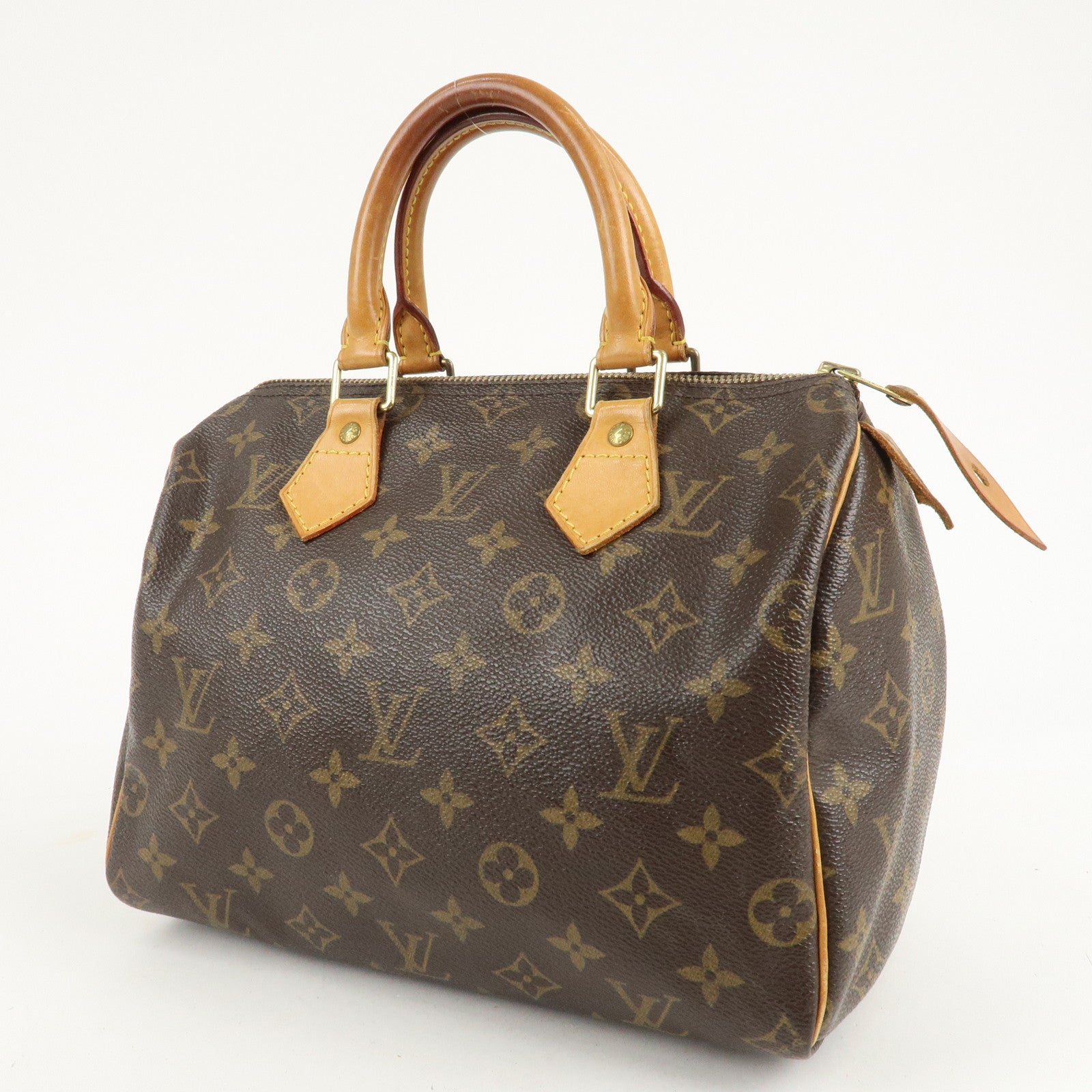 Louis Vuitton Monogram Speedy 25 Hand Bag Boston Bag M41528