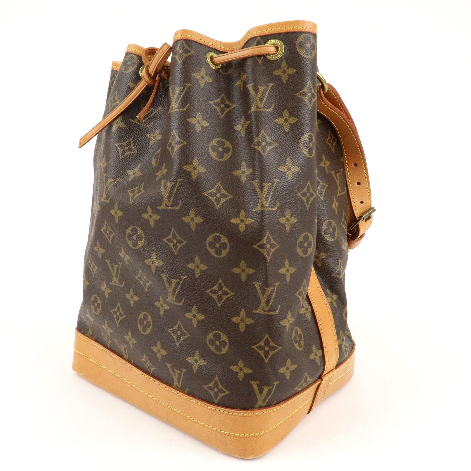 Louis Vuitton Monogram Noe Shoulder Bag Hand Bag Brown M42224