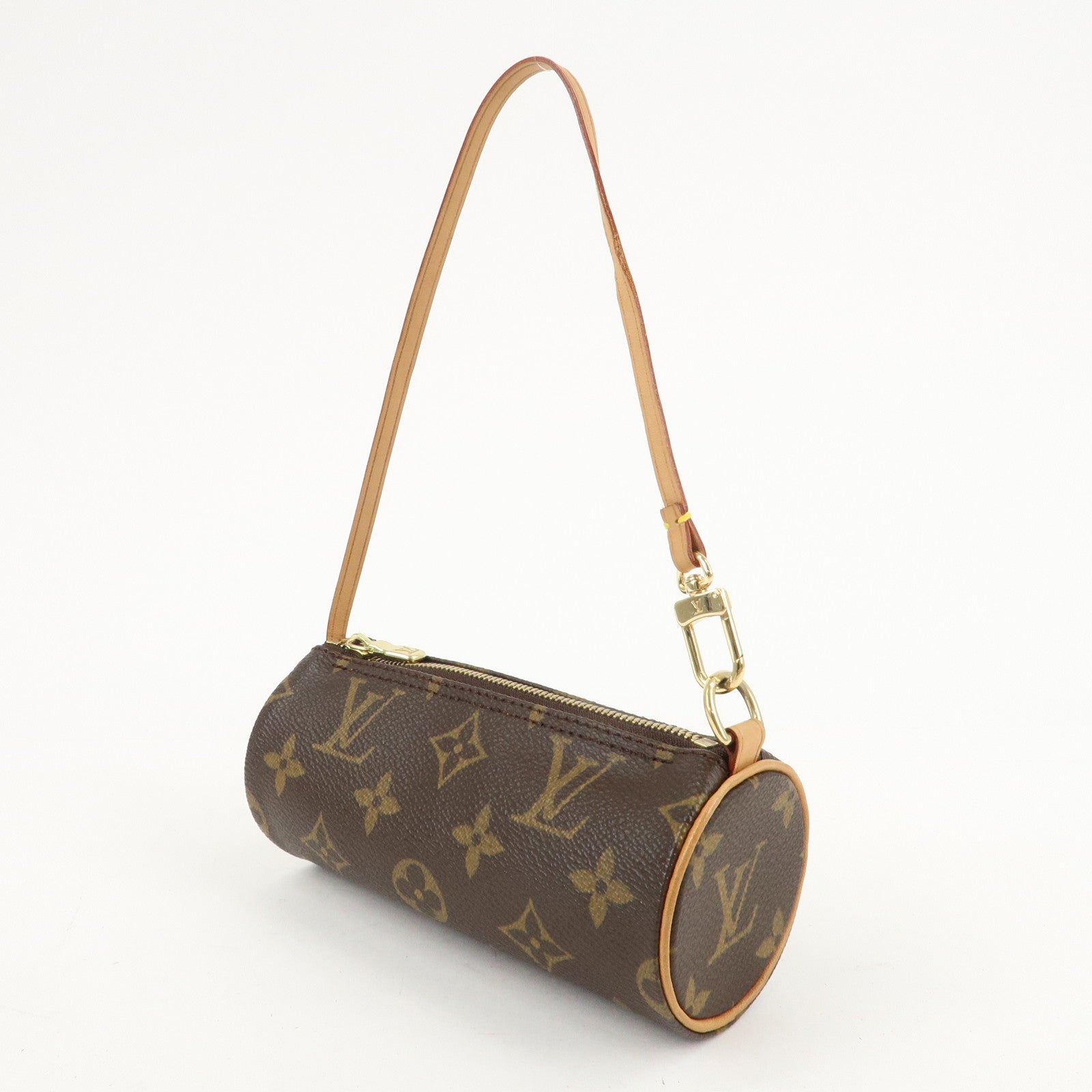 Louis Vuitton Monogram Mini Pouch for Papillon Bag Brown