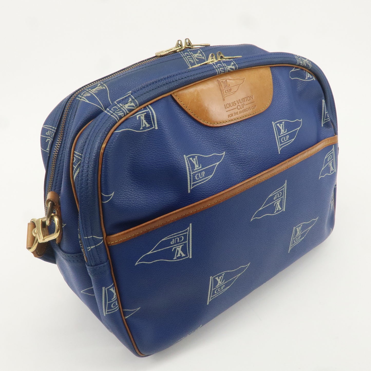 Louis Vuitton Sac Cowes LV Cup Monogram Shoulder Bag Blue M80008