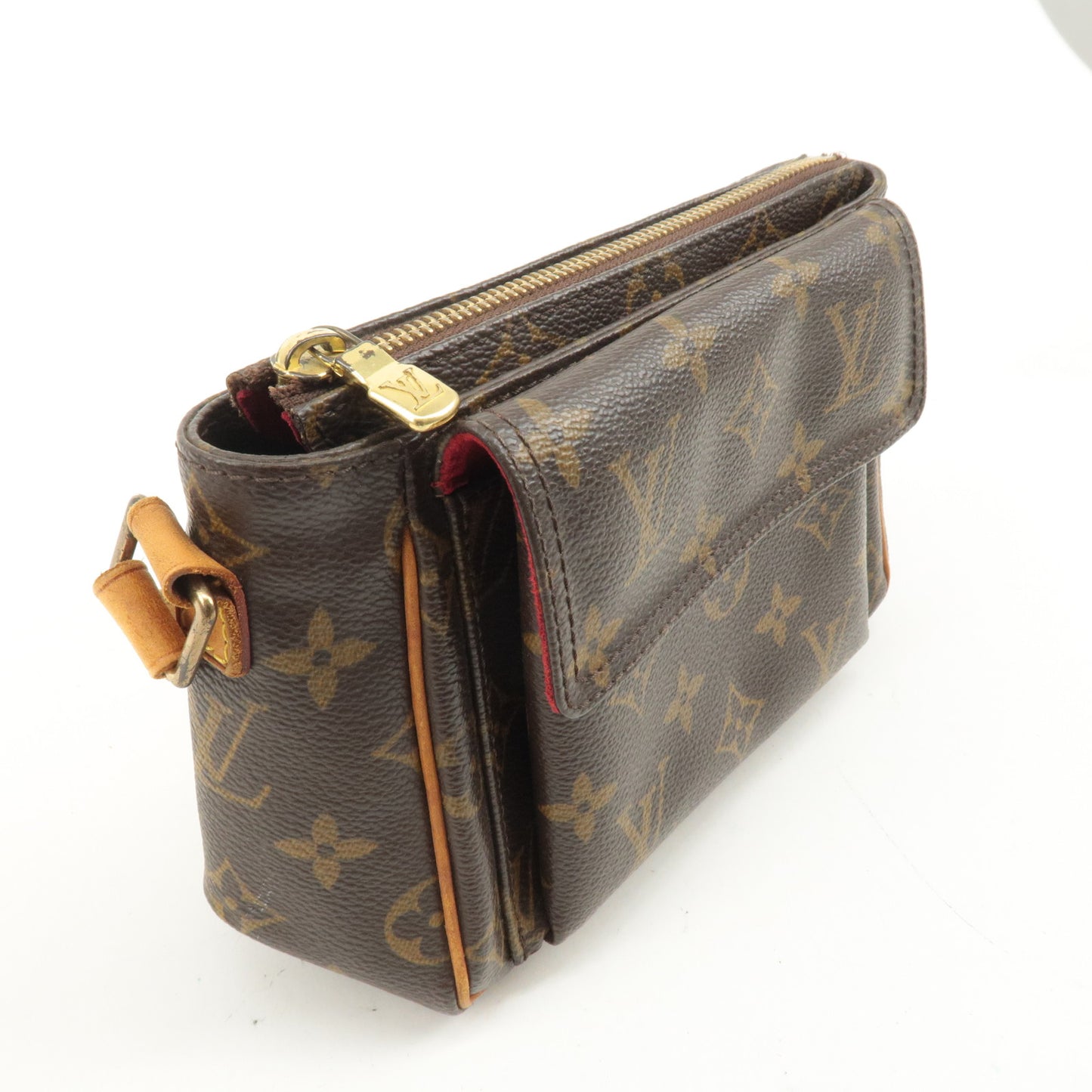 Louis Vuitton Monogram Viva Cite PM Shoulder Bag Brown M51165