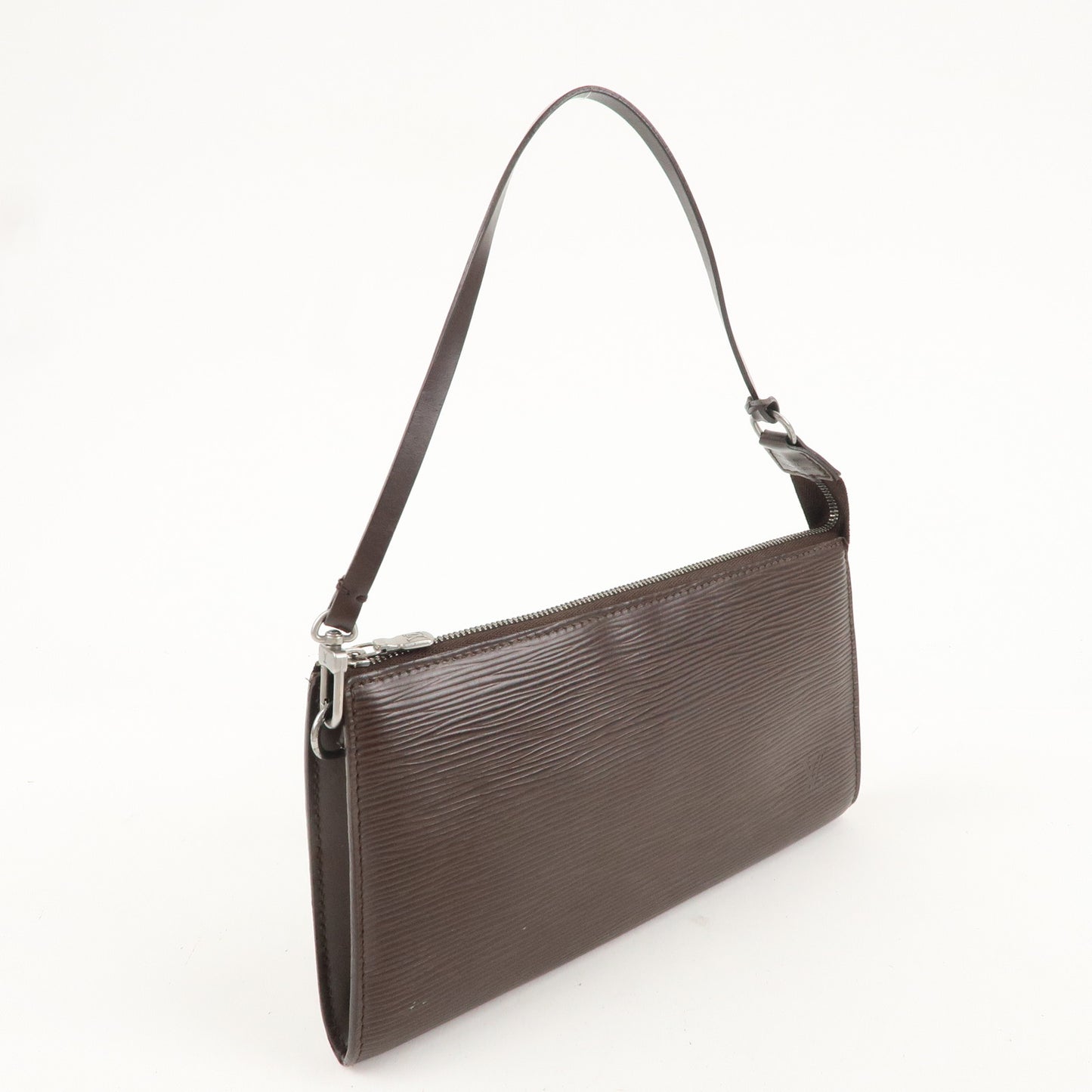 Louis Vuitton Epi Pochette Accessoires Hand Bag Mocha M5294D