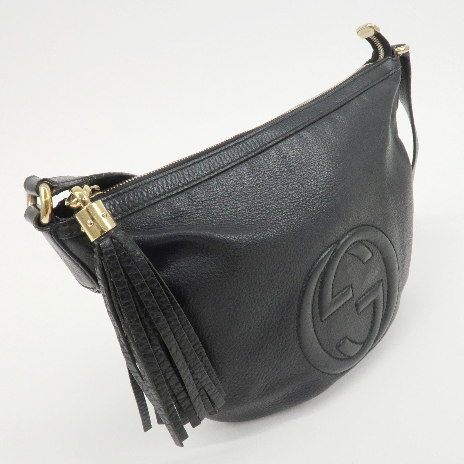 GUCCI SOHO Leather One Shoulder Bag bBack 308361