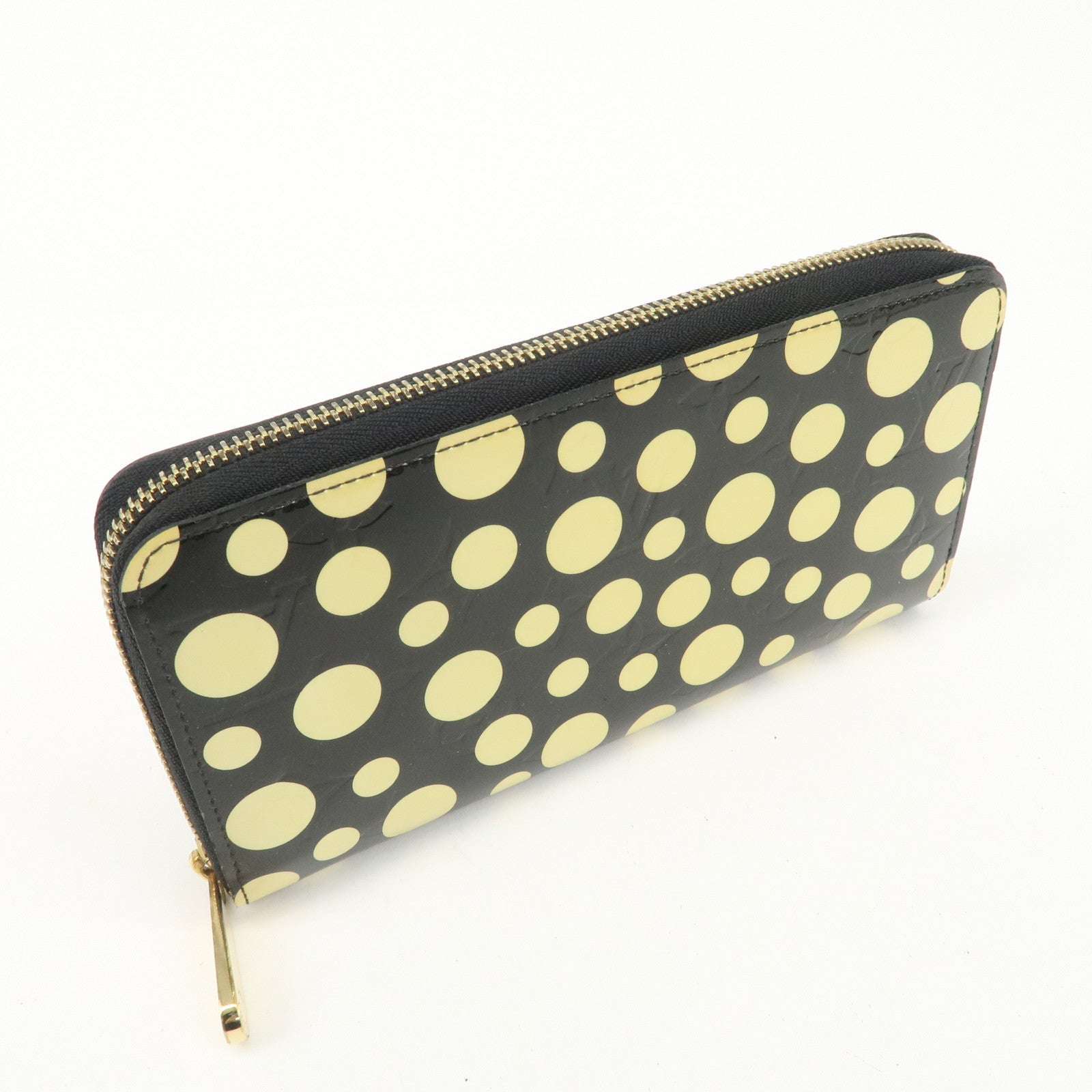 Louis Vuitton Monogram Vernis Dots Infinity Zippy Wallet M91573 Used