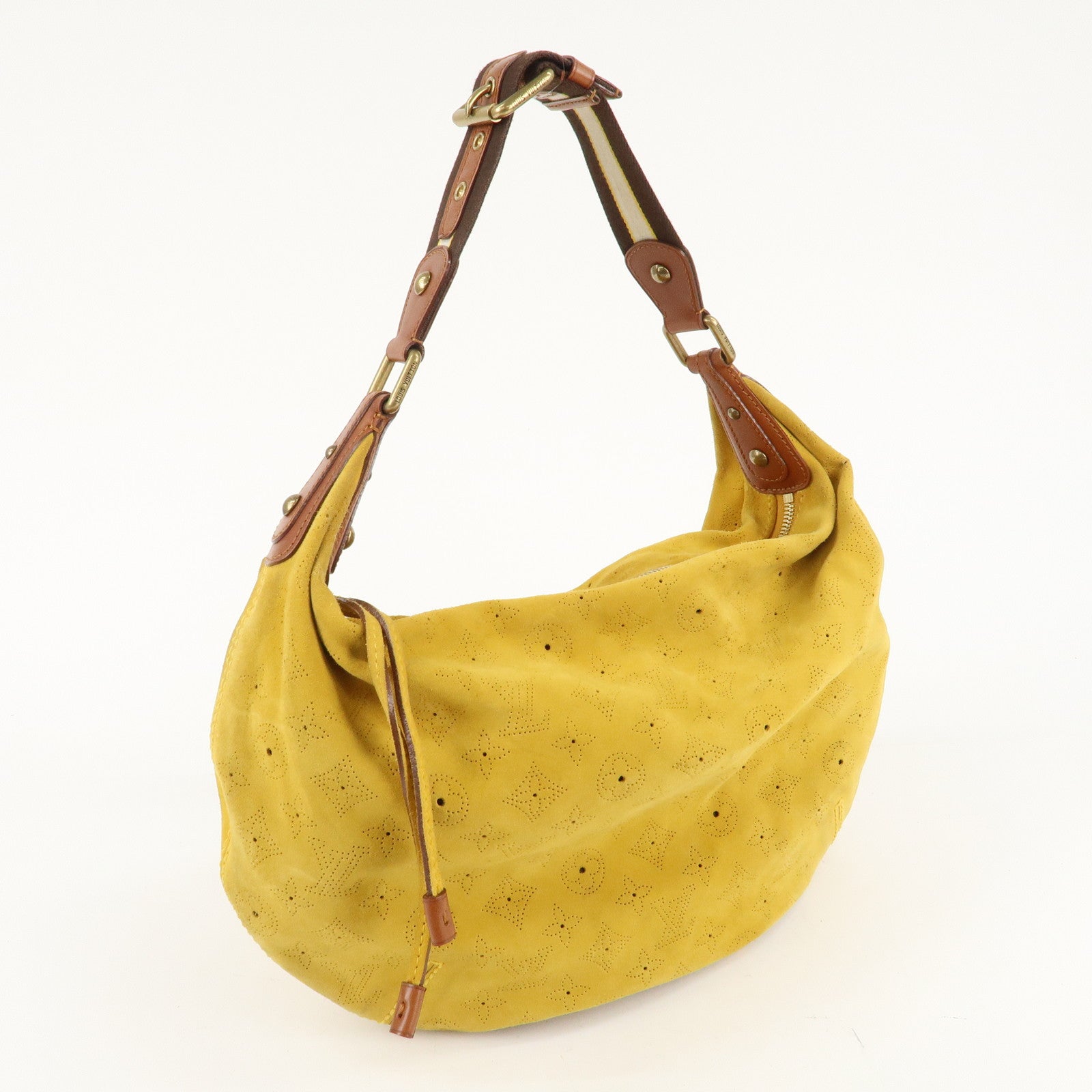 Louis Vuitton Monogram Mahina Onata GM Shoulder Bag Yellow M95118