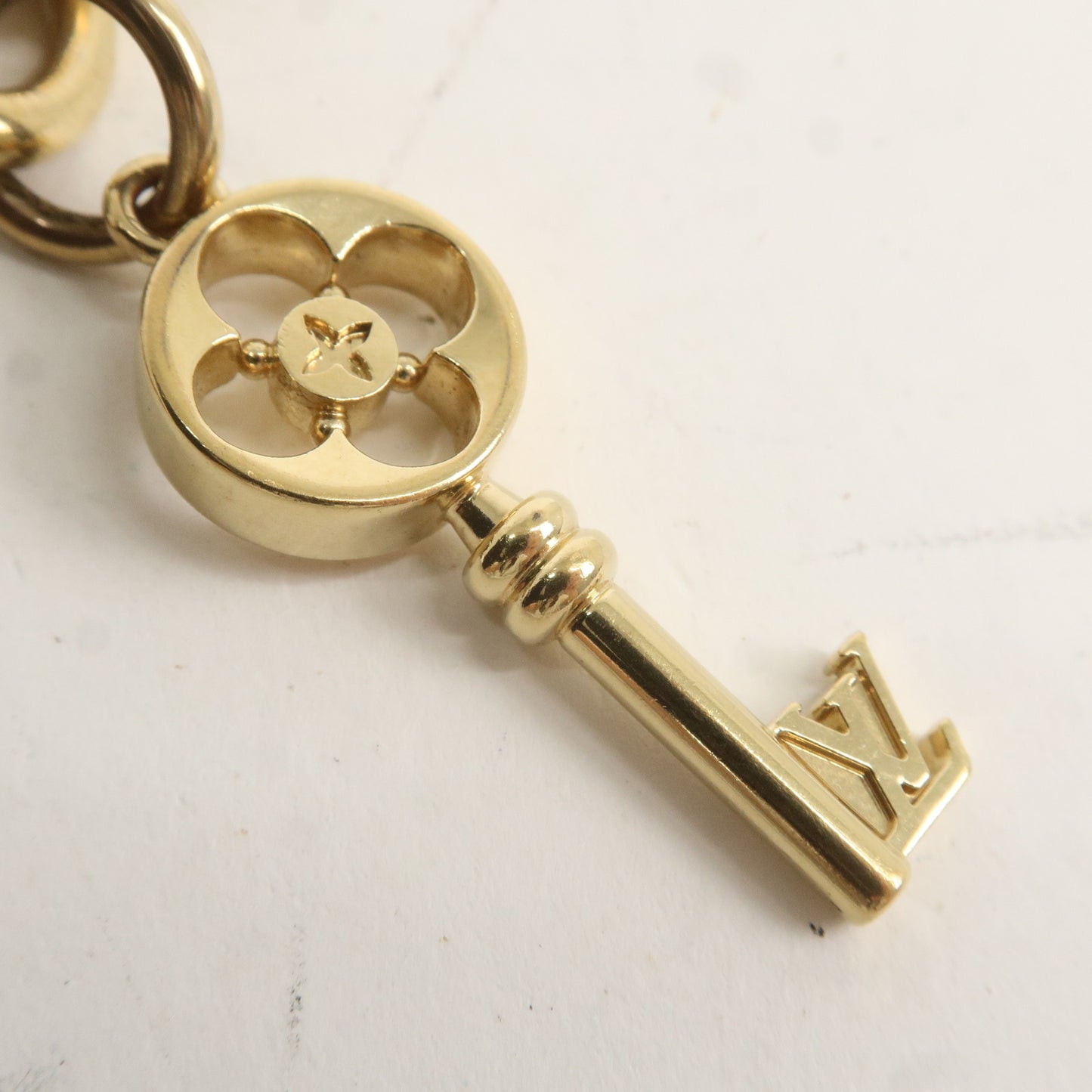 Louis Vuitton Porte Cles Maison Bag Charm Key Charm Gold M65086