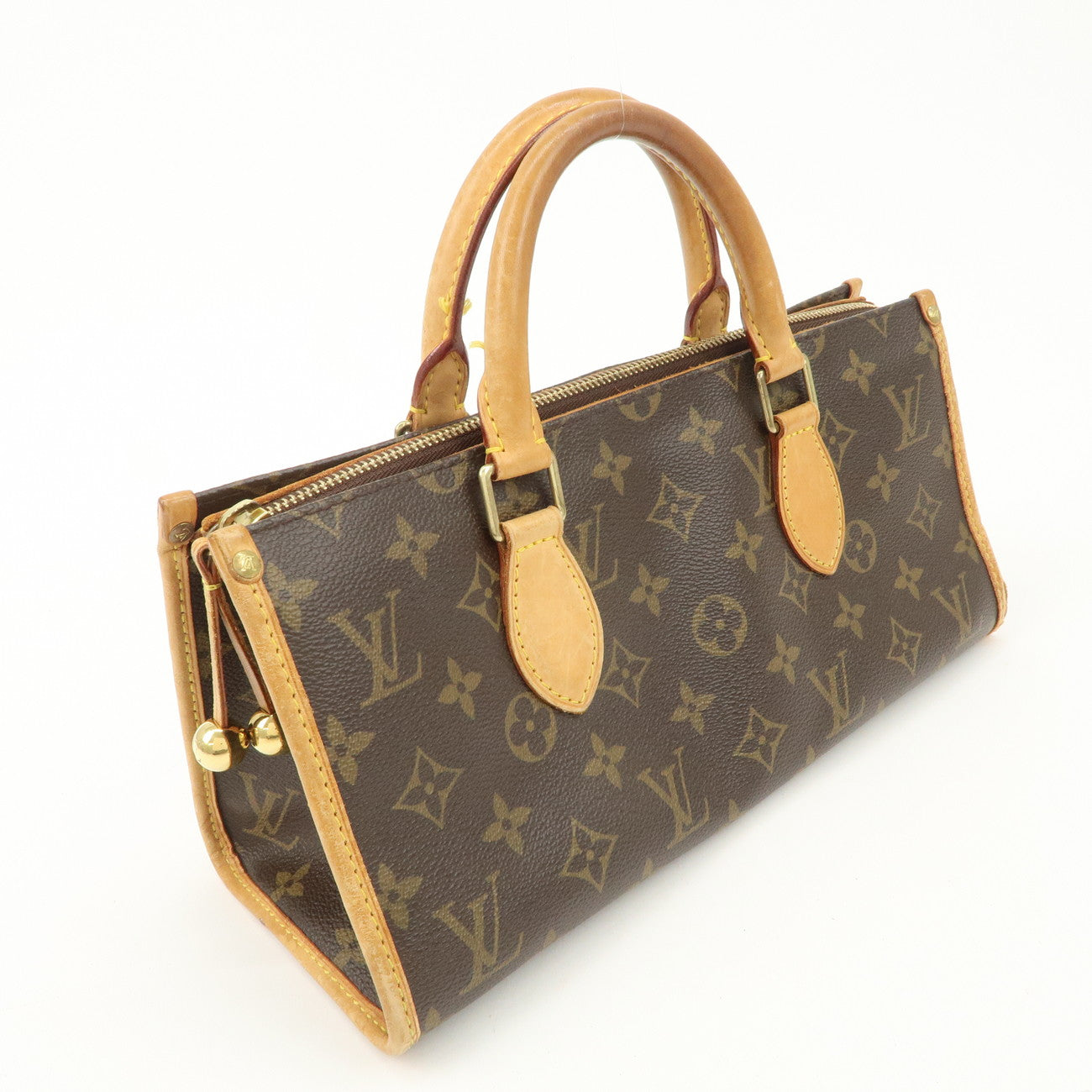 Louis Vuitton Monogram Popincourt Hand Bag Brown M40009