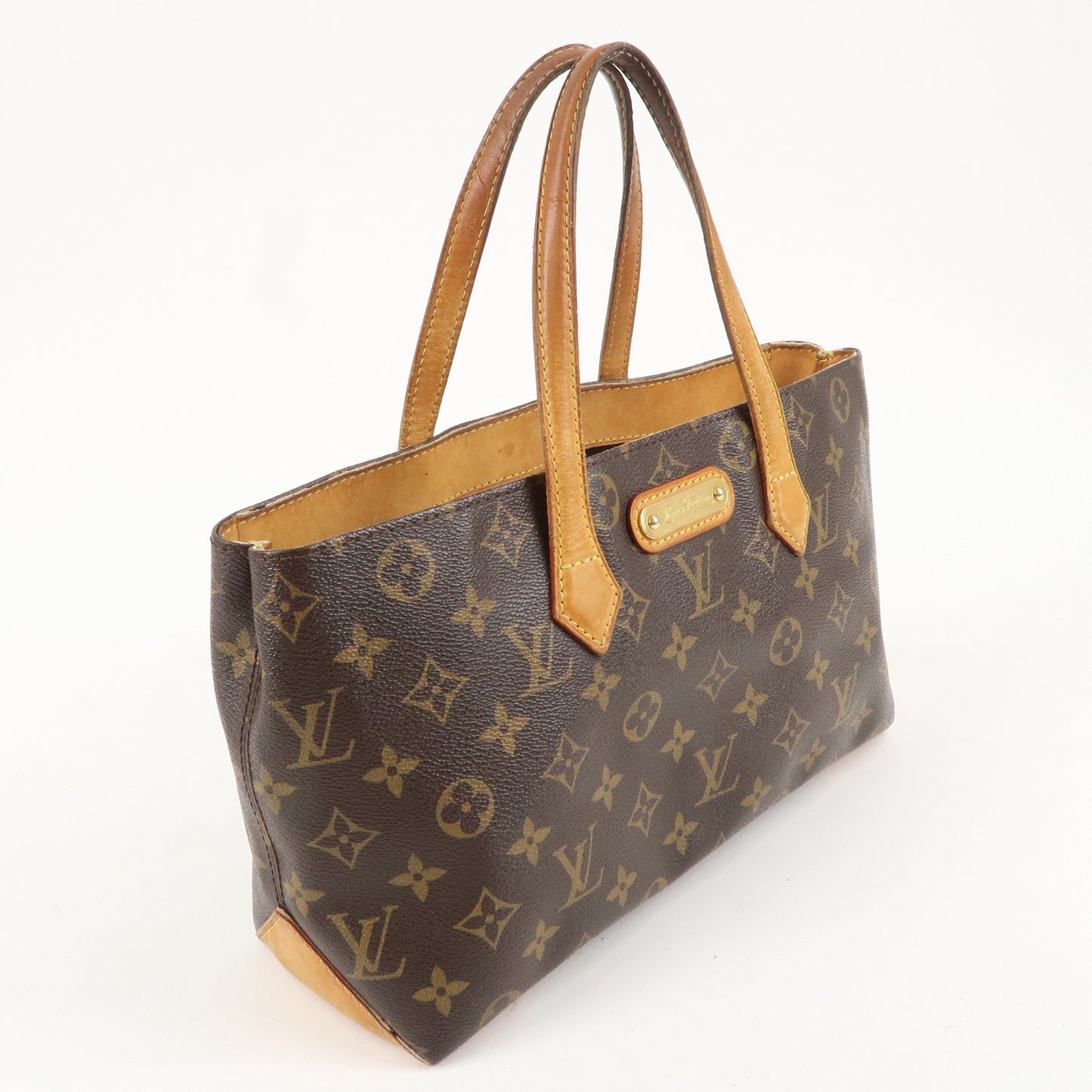 Louis Vuitton Monogram Wilshire PM Hand Bag Tote Bag M45643