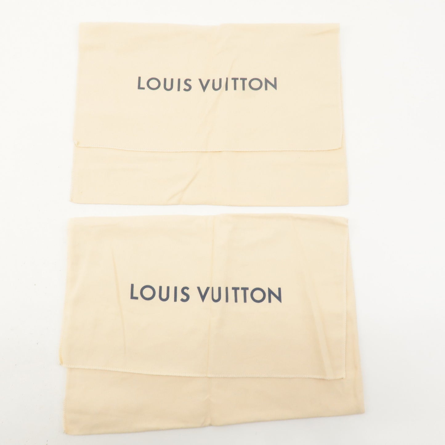 Louis Vuitton Set of 10 Dust Bag Storage Bag Flap New Style Beige