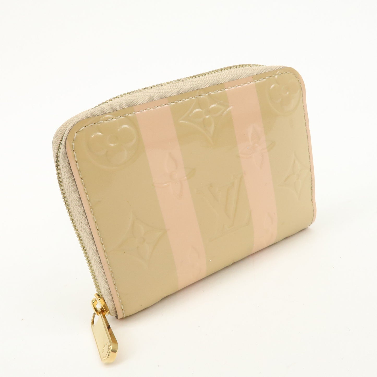 Louis Vuitton Monogram Vernis Zippy Coin Purse Dune M58066