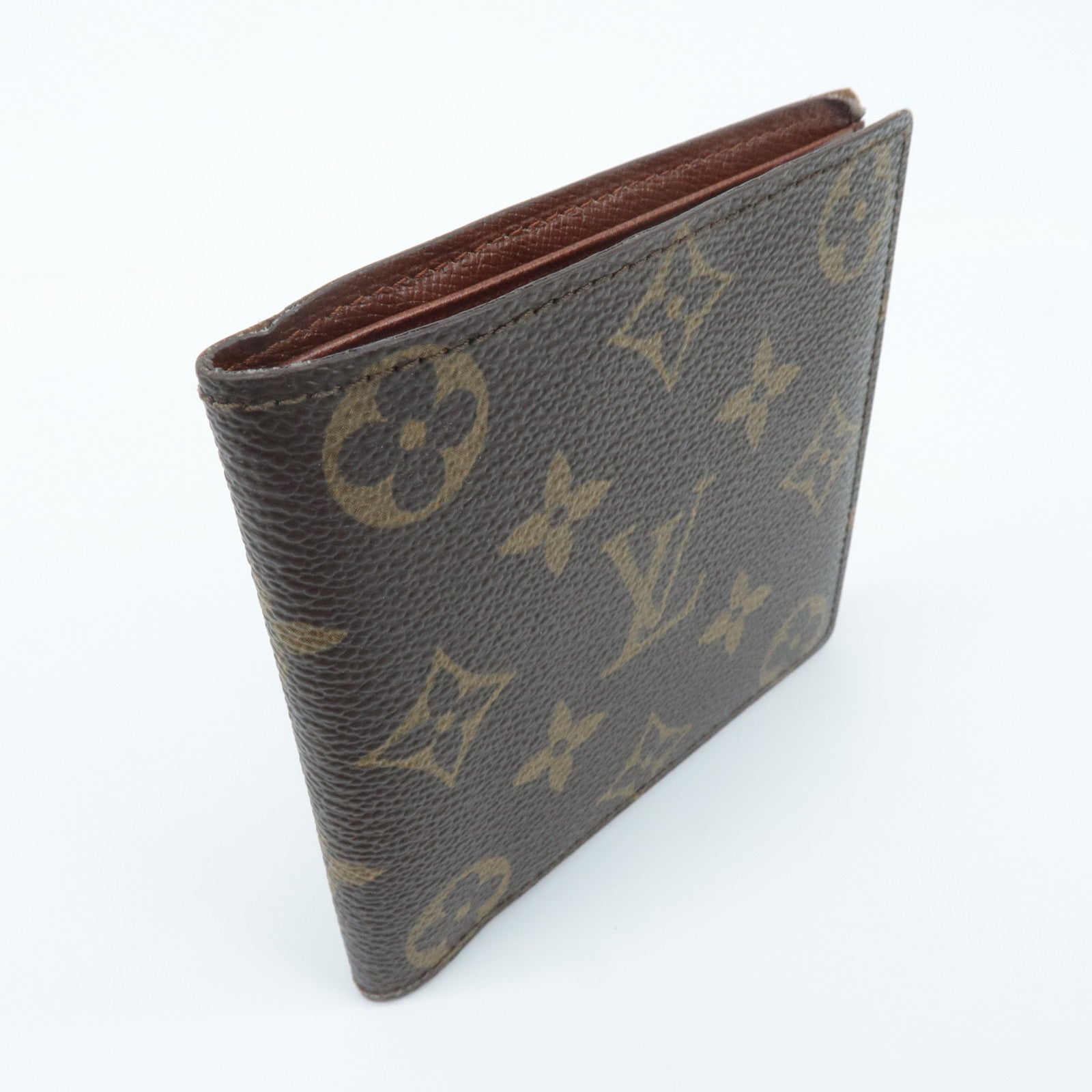 Louis Vuitton Monogram Porte Billets Carte Credit Brown M60879 Used