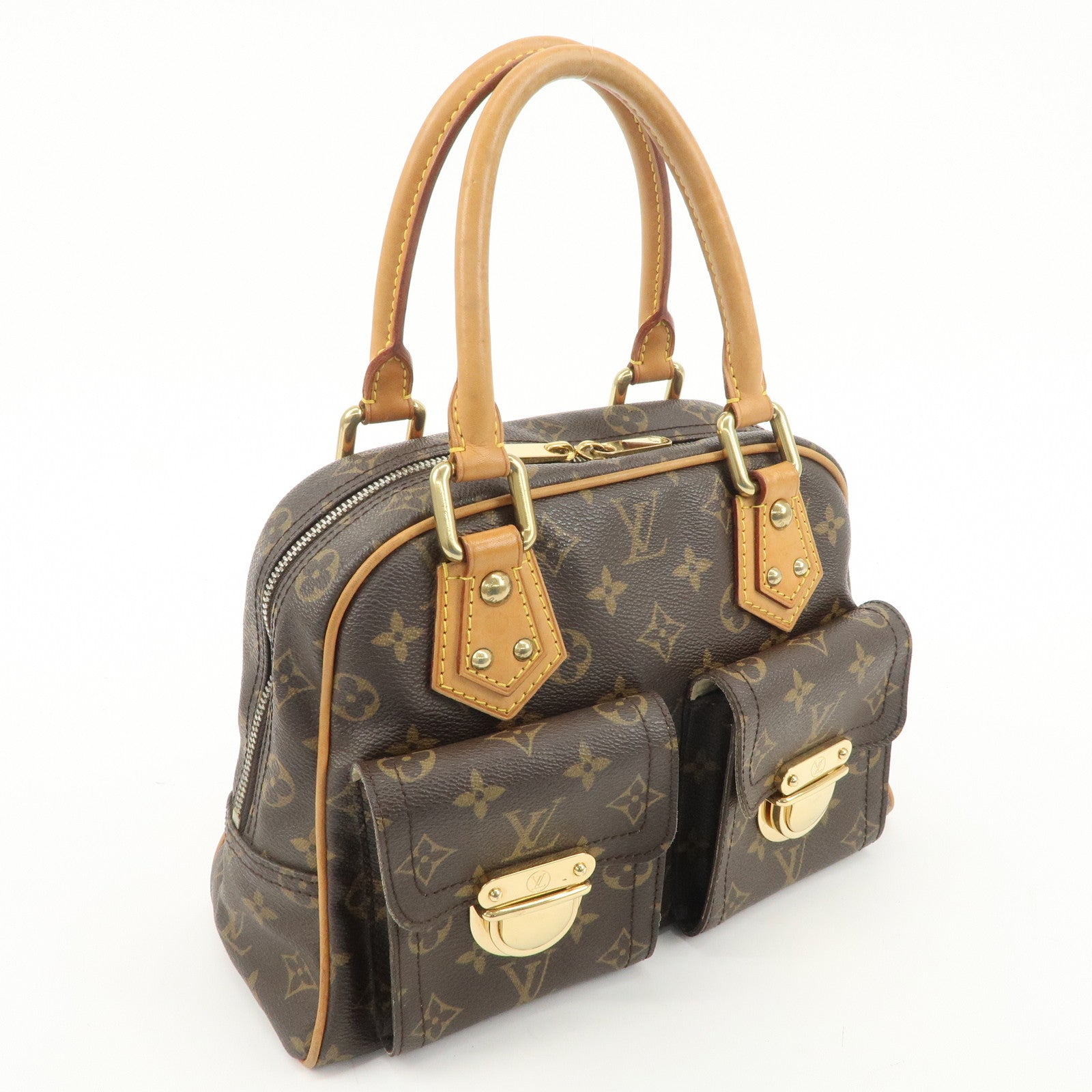 Louis Vuitton Monogram Manhattan PM Hand Bag M40026