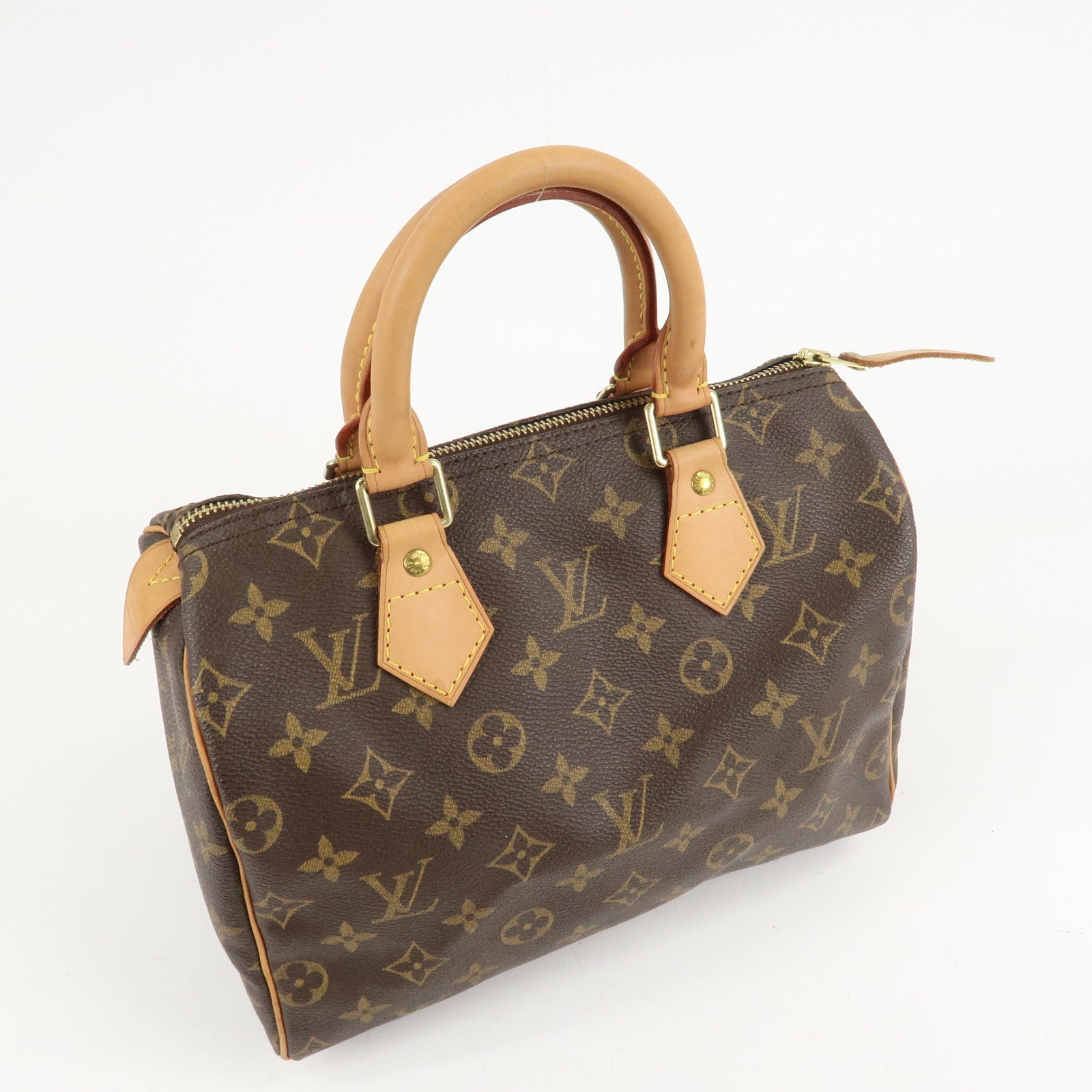 Louis Vuitton Monogram Speedy 25 Hand Bag Boston Bag M41528