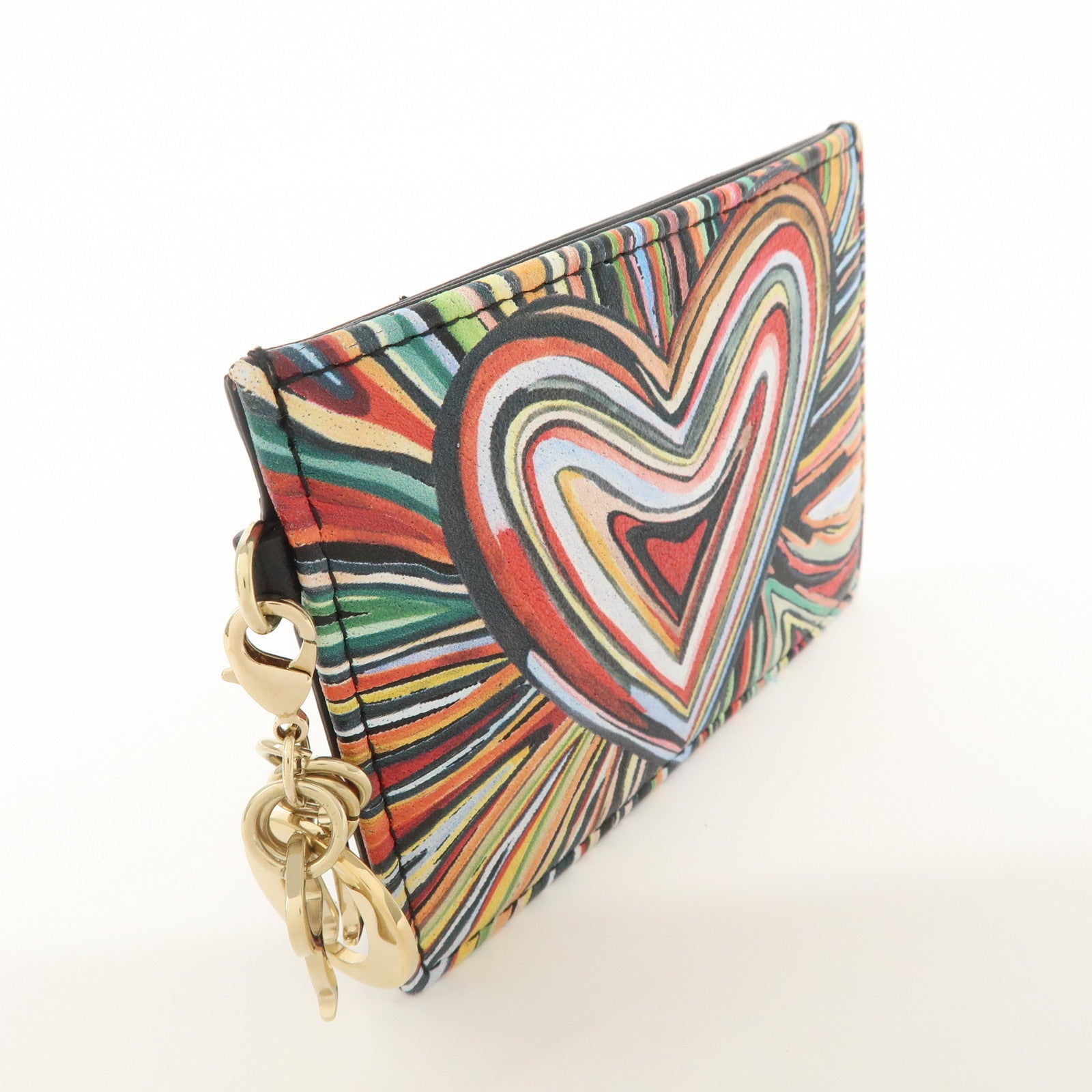 Christian Dior Leather Card Case 2018DIORAMOUR Multicolor