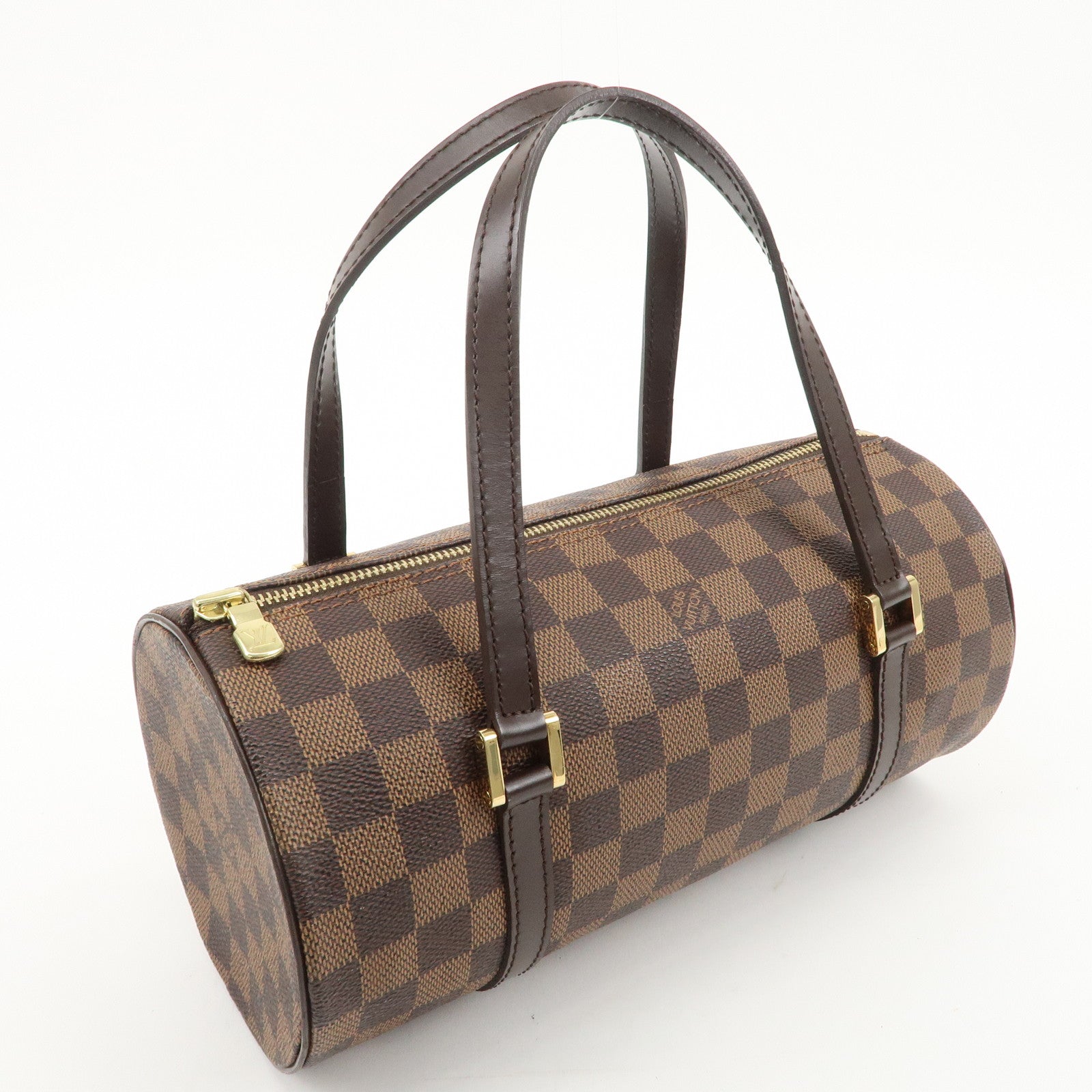 Louis Vuitton Damier Ebene Papillon 26 Hand Bag Brown N51304