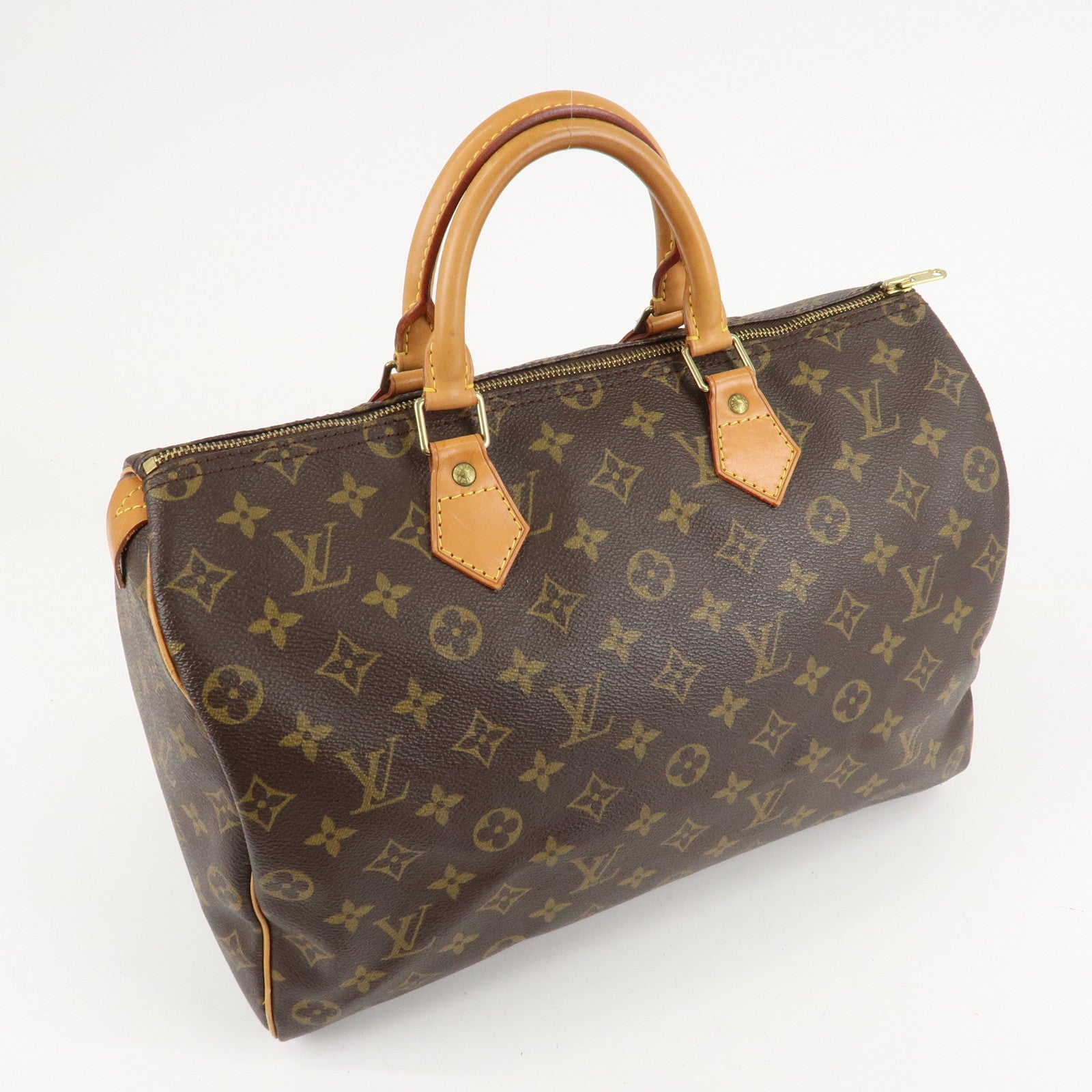 Louis Vuitton Monogram Speedy 35 Hand Bag Boston Bag M41524