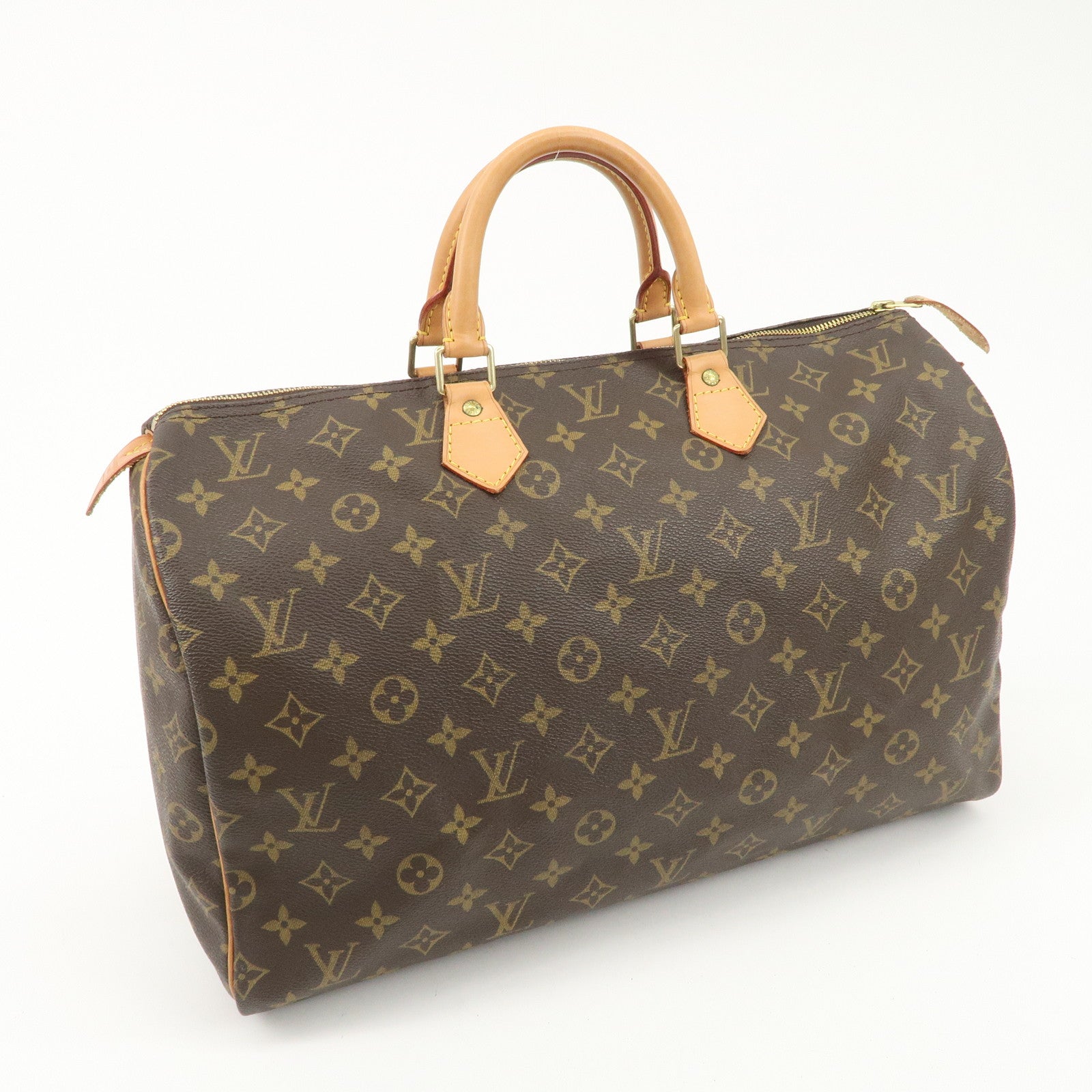 Louis Vuitton Monogram Speedy 40 Hand Bag Boston Bag M41522 Used