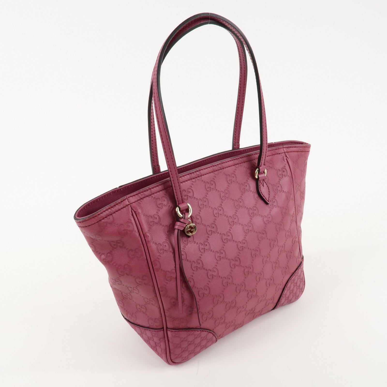 GUCCI Bree Guccissima Leather Tote Bag ShoulderBag Bordeaux 353119