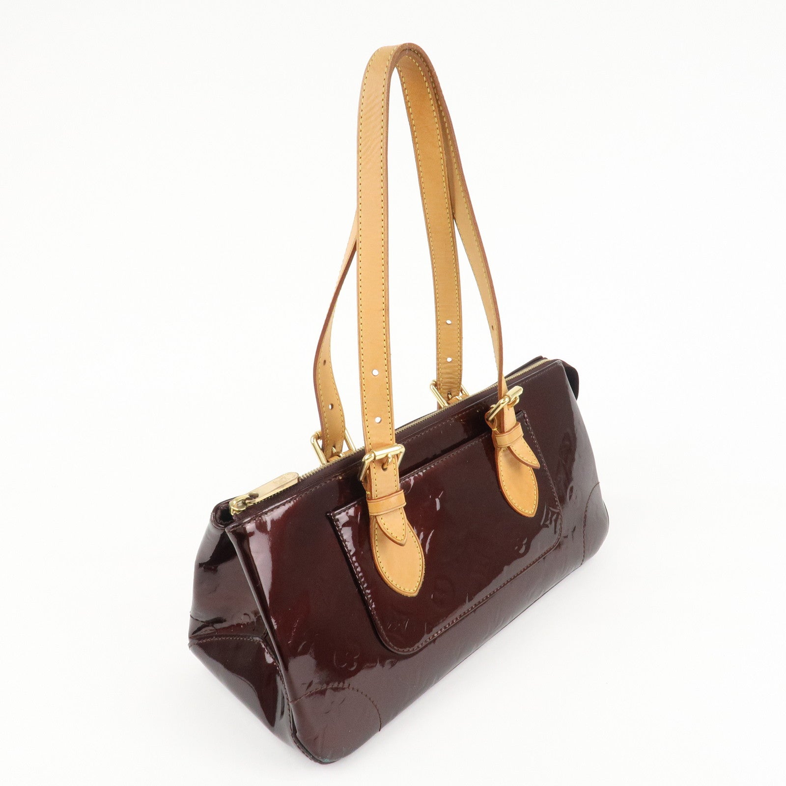 Louis Vuitton Monogram Vernis Rosewood Avenue Hand Bag M93510 Used