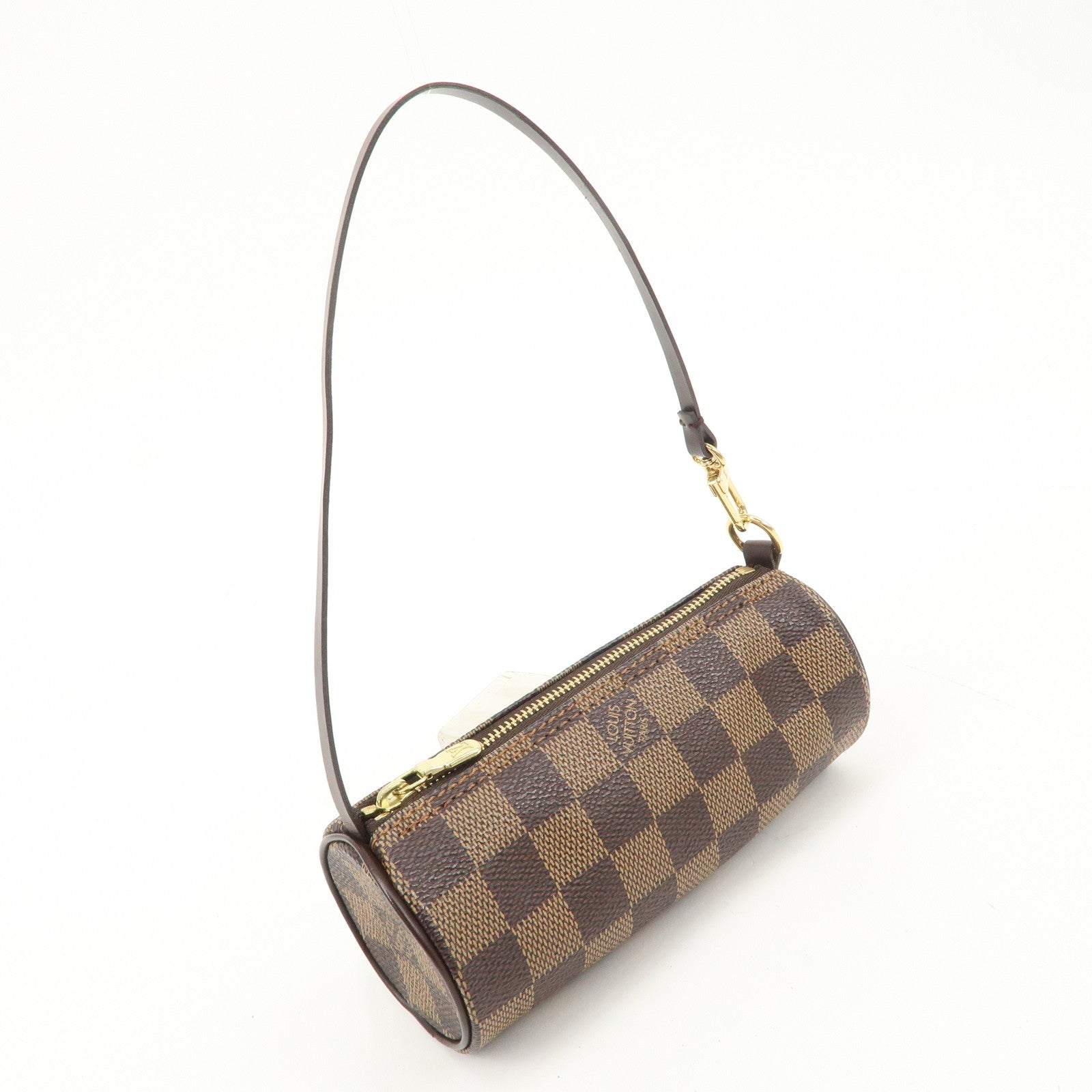 Louis Vuitton Damier Mini Pouch for Papillon Bag Brown Used