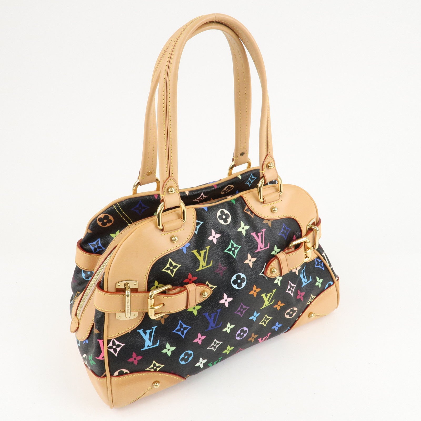 Louis Vuitton Monogram Multi Color Claudia Hand Bag M40194