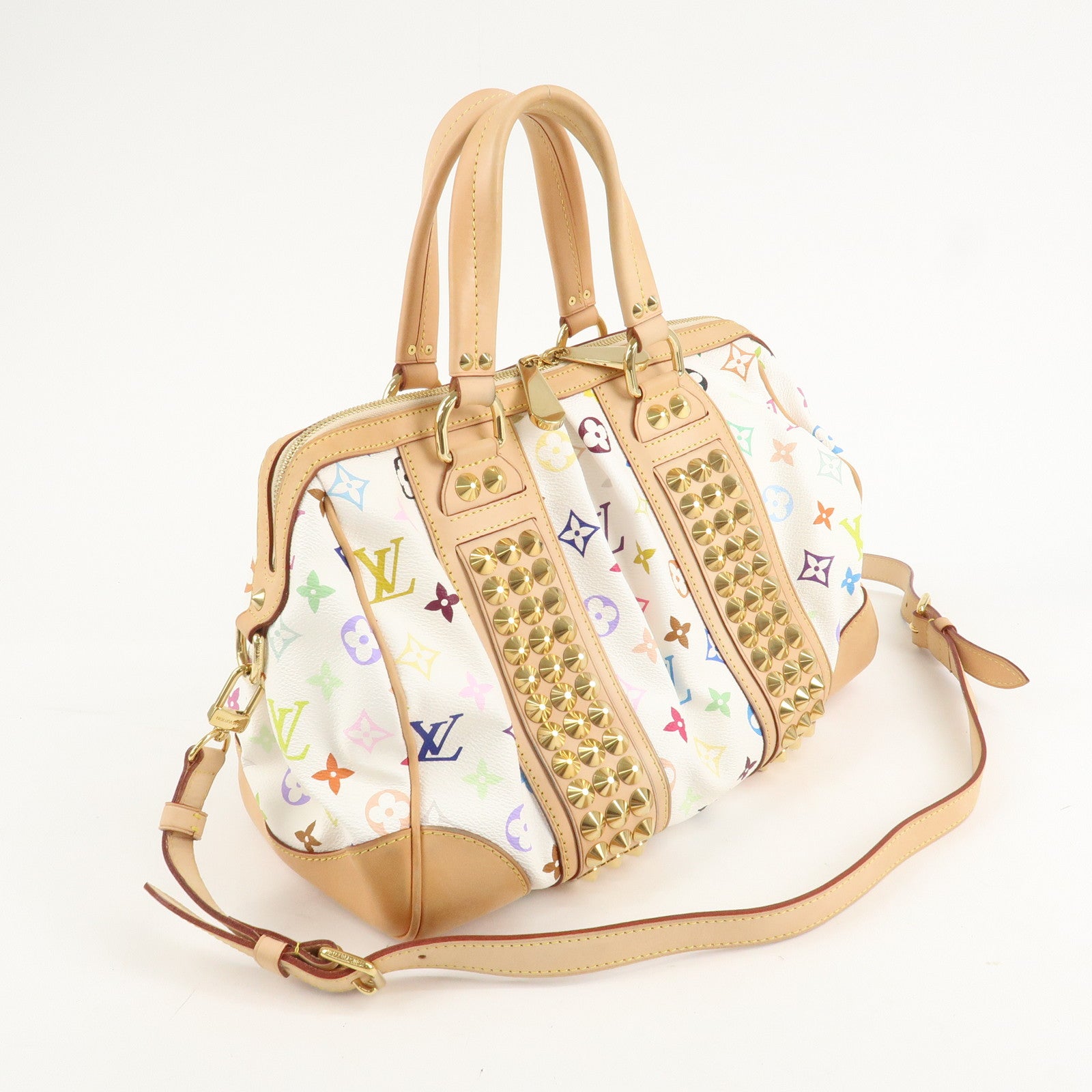 Louis Vuitton Monogram Multicolor Courtney MM Hand Bag M45641 Used