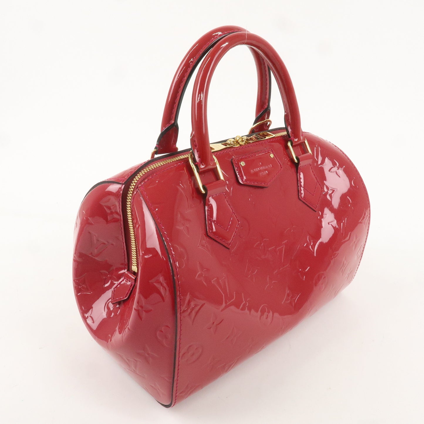 Louis Vuitton Monogram Vernis Montana Hand Bag Rose Indien M90084