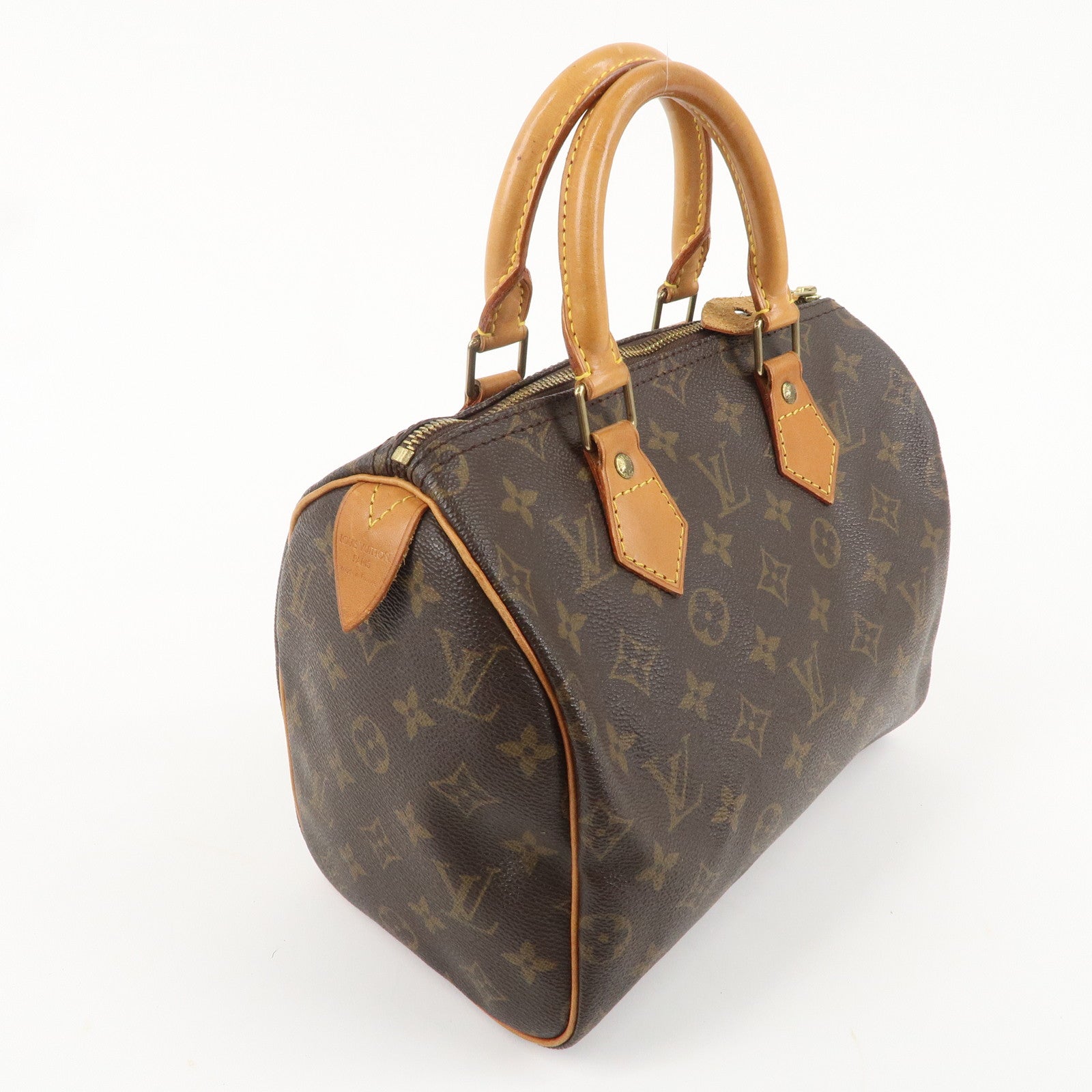 Louis Vuitton Monogram Speedy 25 Hand Bag Boston Bag M41528