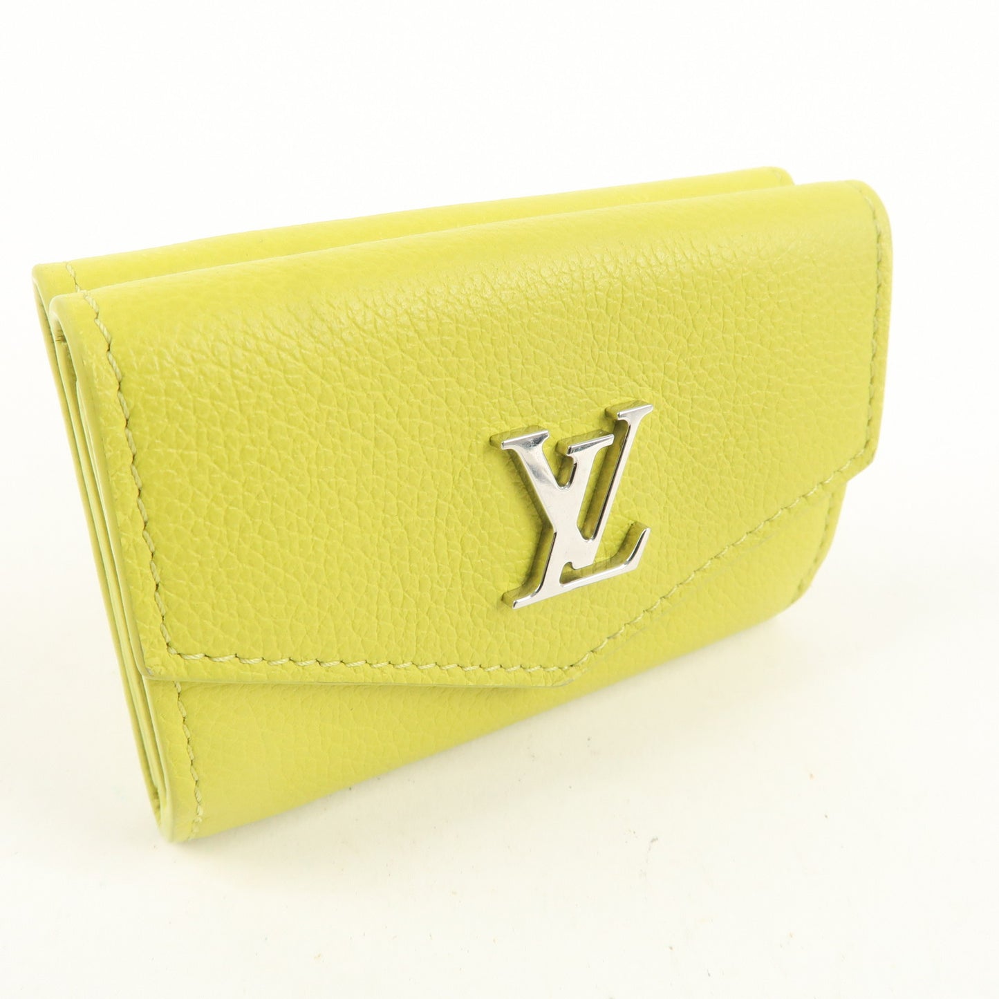 Louis Vuitton Portefeuille Lock Mini Wallet Vert Acid M81562