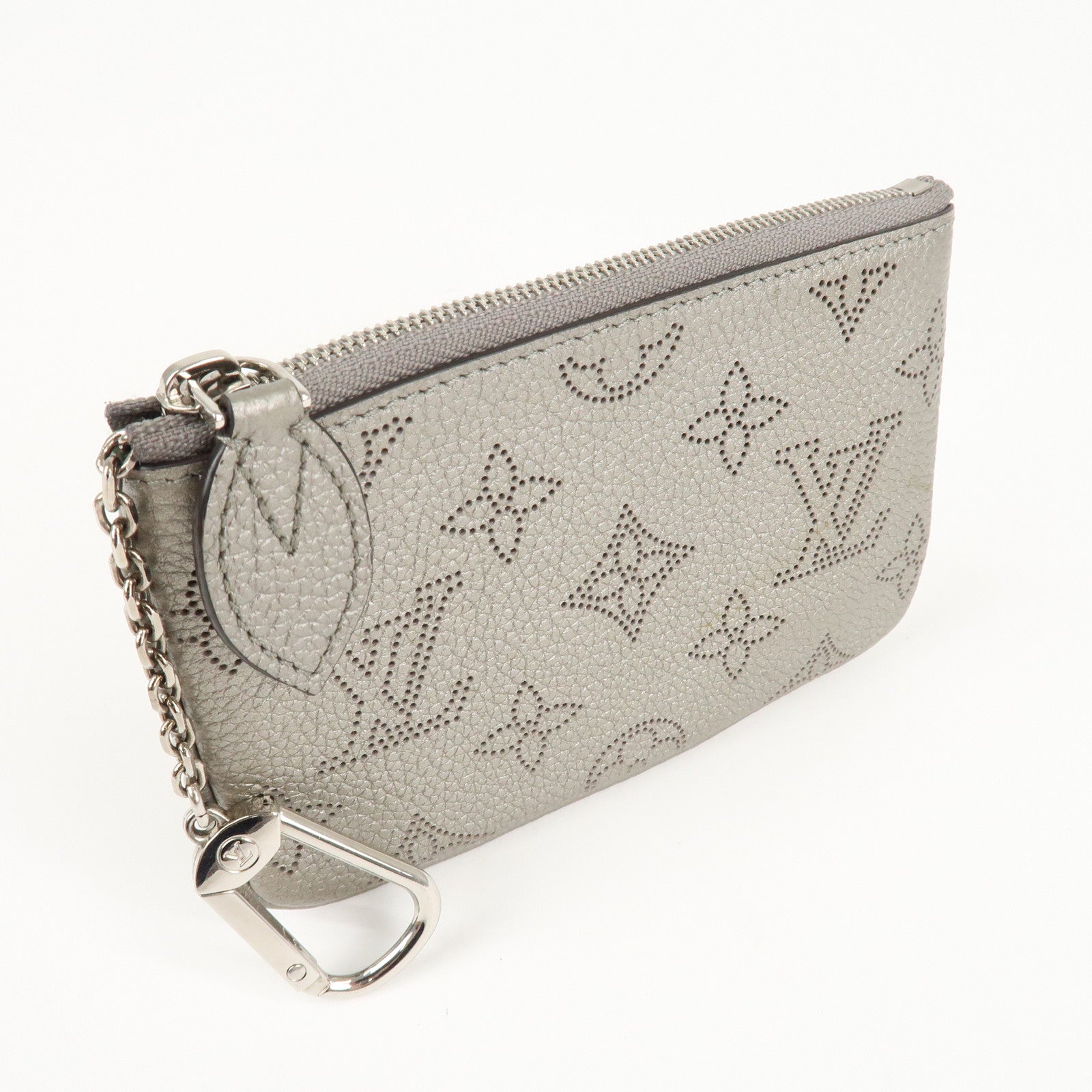 Louis Vuitton Monogram Mahina Pochette Cles Coin Case M81704