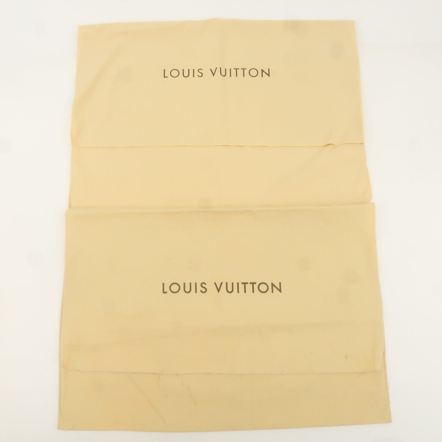 Louis Vuitton Set of 10 Dust Bag Storage Bag Flap Beige