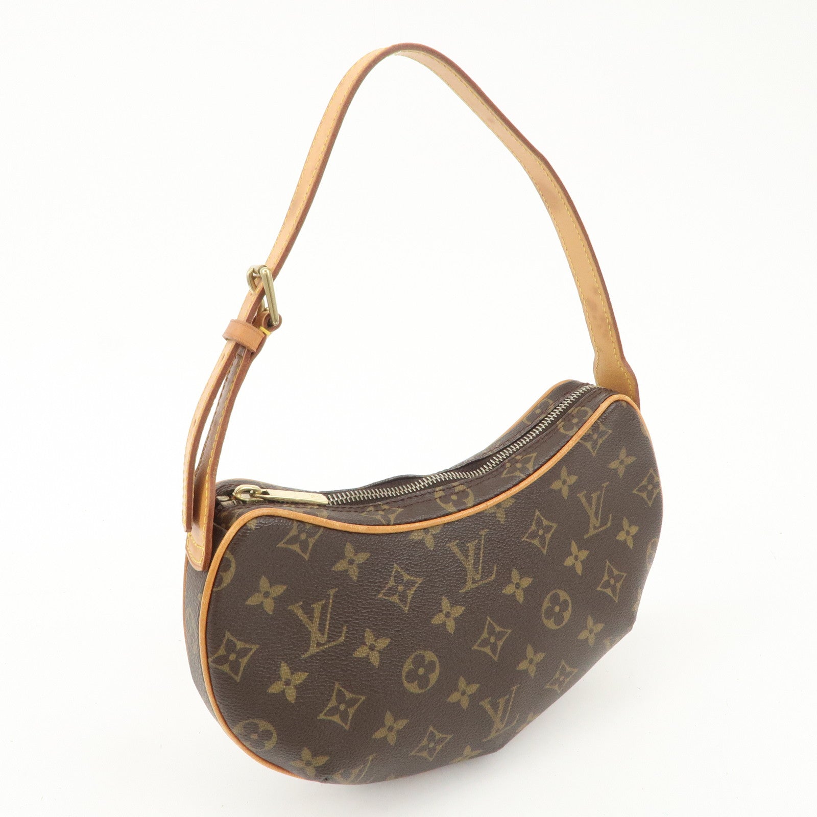Louis Vuitton Monogram Pochette Croissant Shoulder Bag M51510 Used
