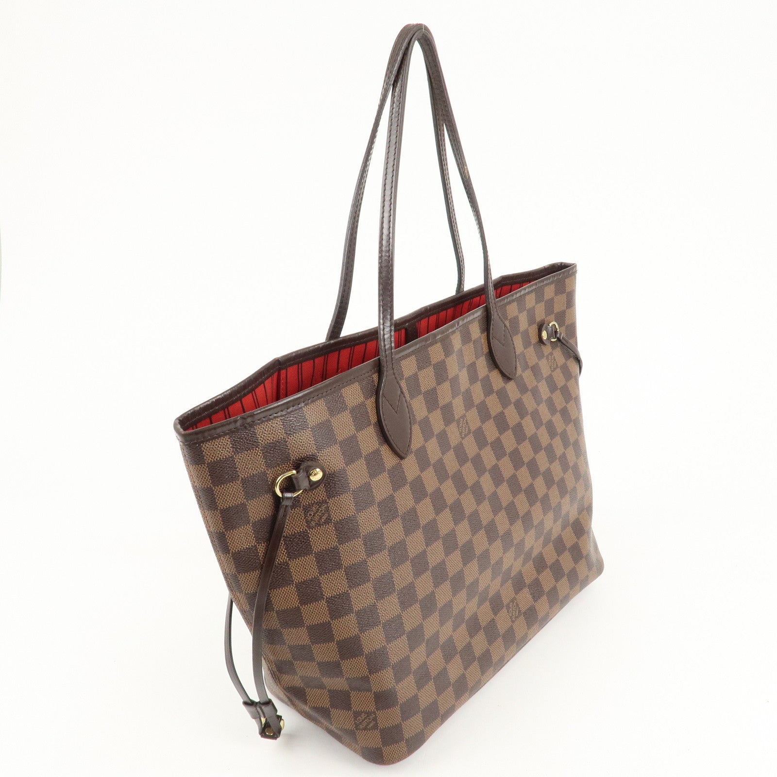 Louis Vuitton Damier Ebene Neverfull MM Tote Bag N41358