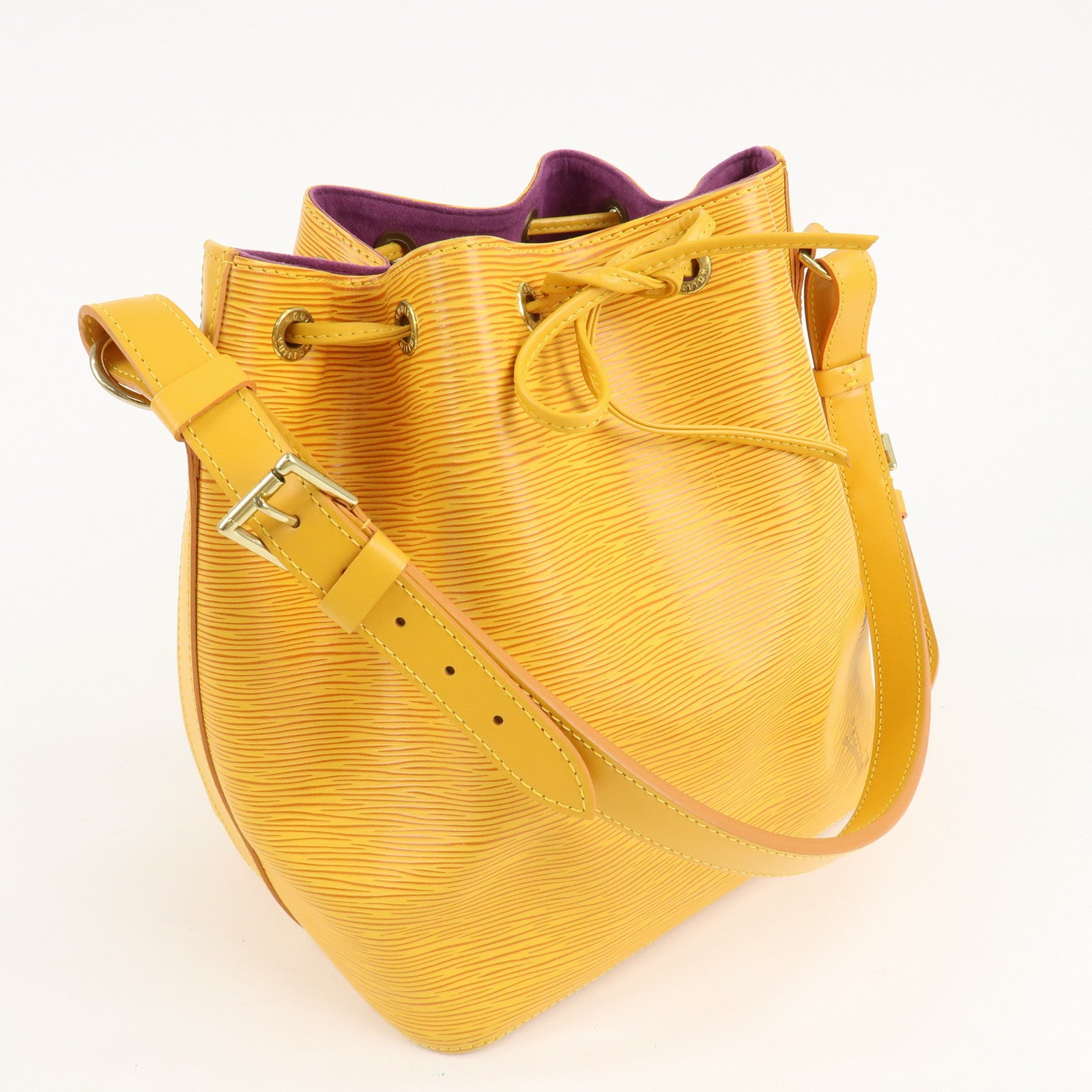 Louis Vuitton Epi Petit Noe Shoulder Bag Tassili Yellow M44109