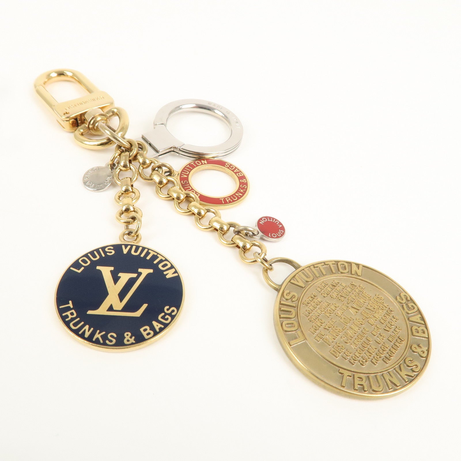 Louis Vuitton Porte Cles Chene T&B Bag Charm Key Holder M60076