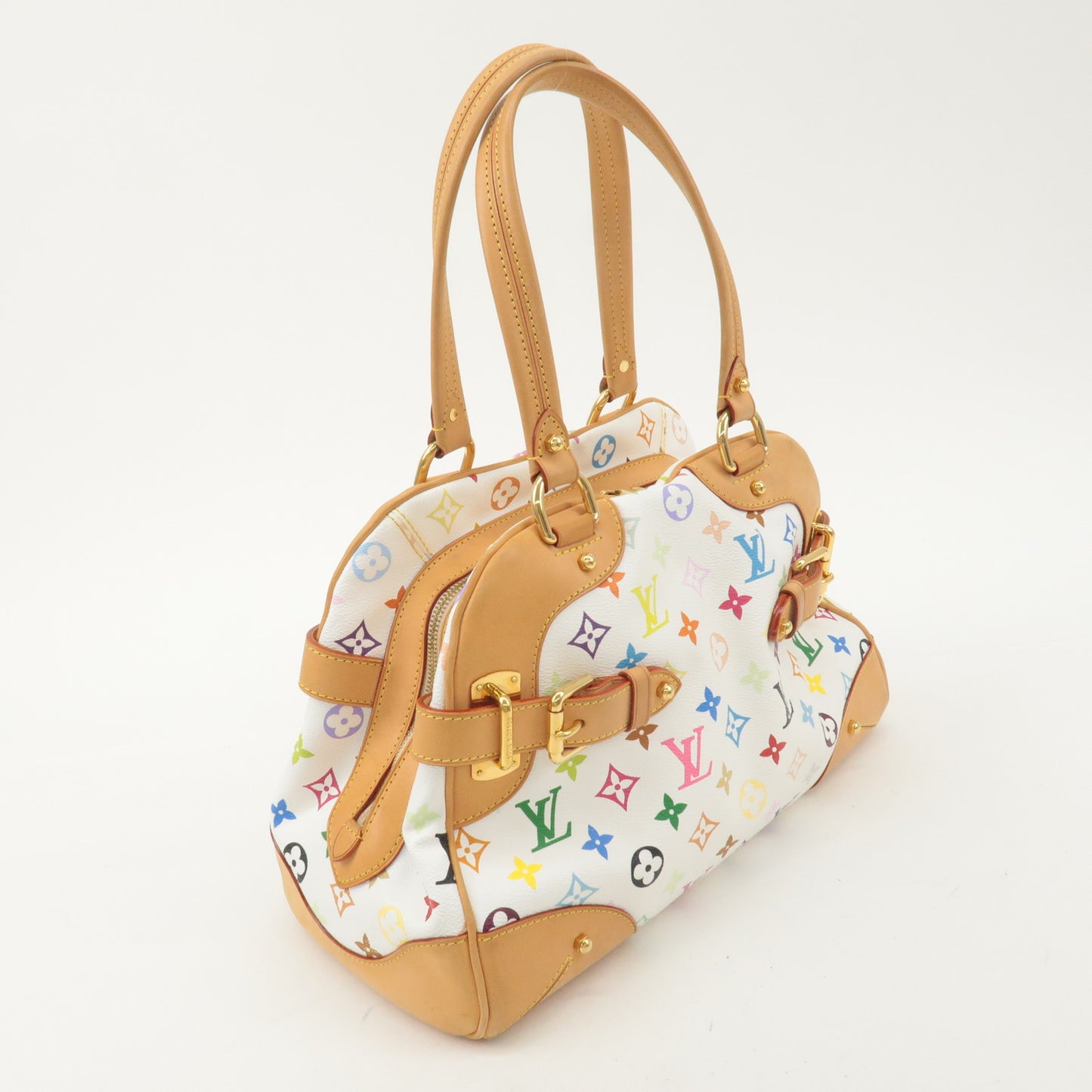 Louis Vuitton Monogram Multi Color Claudia Hand Bag M40193